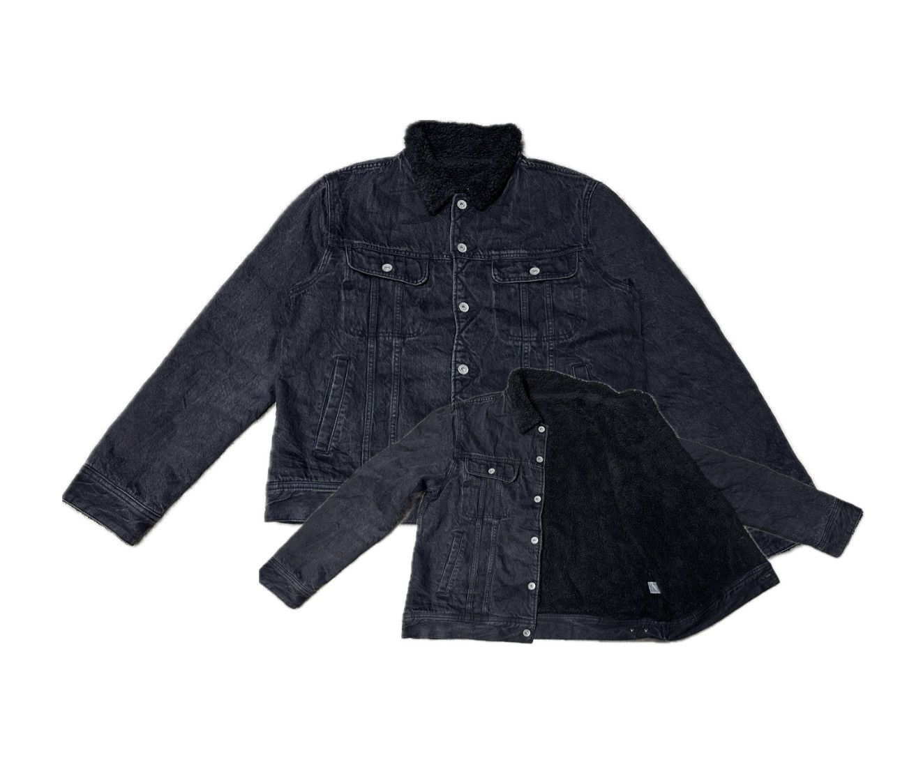 GU Crazy Rare GU Furr Denim Jacket Size US XL / EU 56 / 4 - 1 Thumbnail