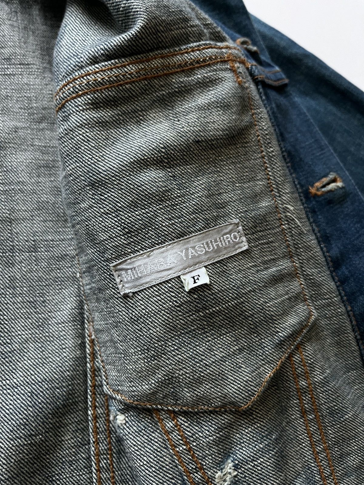 Maison MIHARA YASUHIRO Mihara Yasuhiro 1997-98’ “Anatomy” bones denim jacket Size US M / EU 48-50 / 2 - 9 Thumbnail
