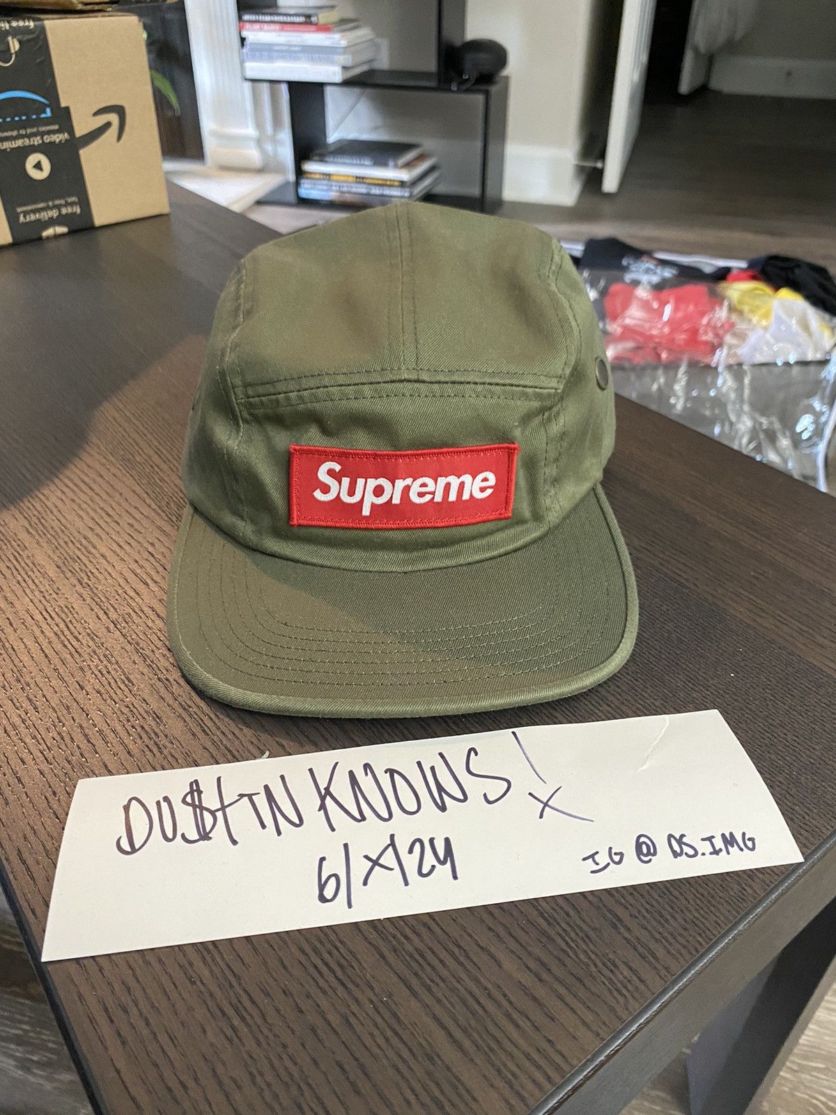 Supreme × Zoo York Supreme x zoo York light olive camp cap