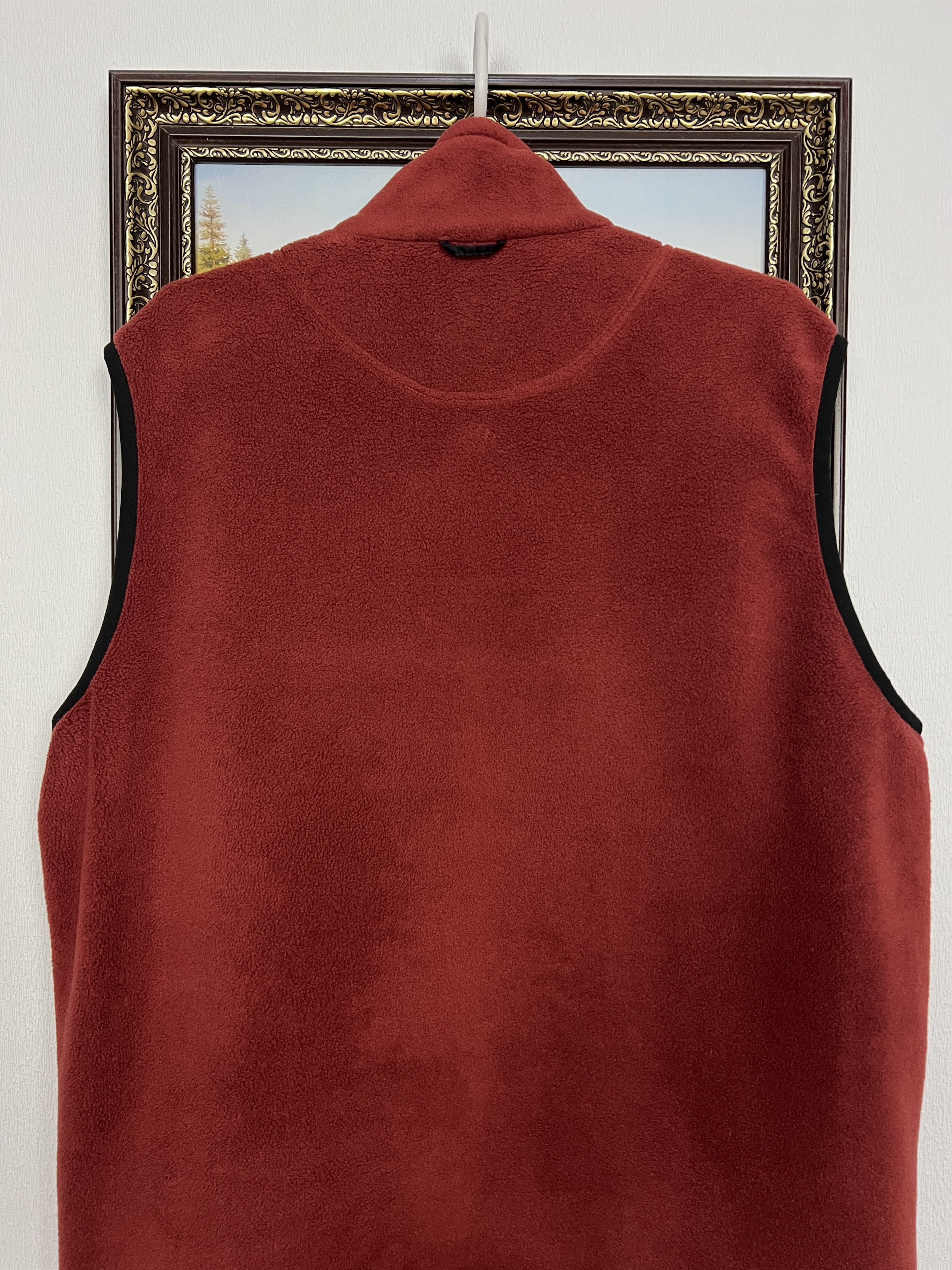 Jack Wolfskin Vintage Fleece Vest Gilet Red Jacket Track Top Hiking Rare Size US XL / EU 56 / 4 - 10 Thumbnail