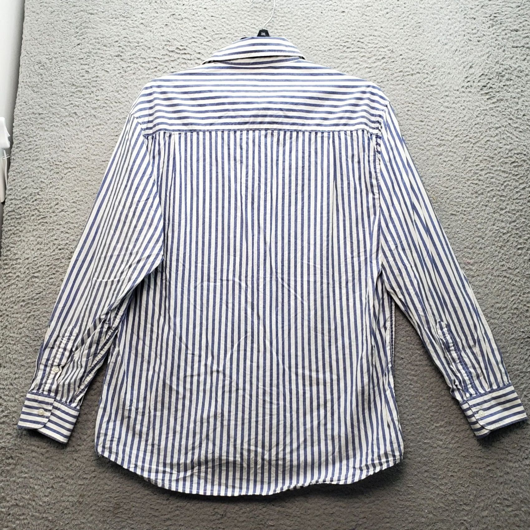 American Eagle Outfitters American Eagle Outfitters Button-Up Shirt Mens MT Multicolor Striped Relaxed Fit Chest Pocket Size US M / EU 48-50 / 2 - 2 Thumbnail