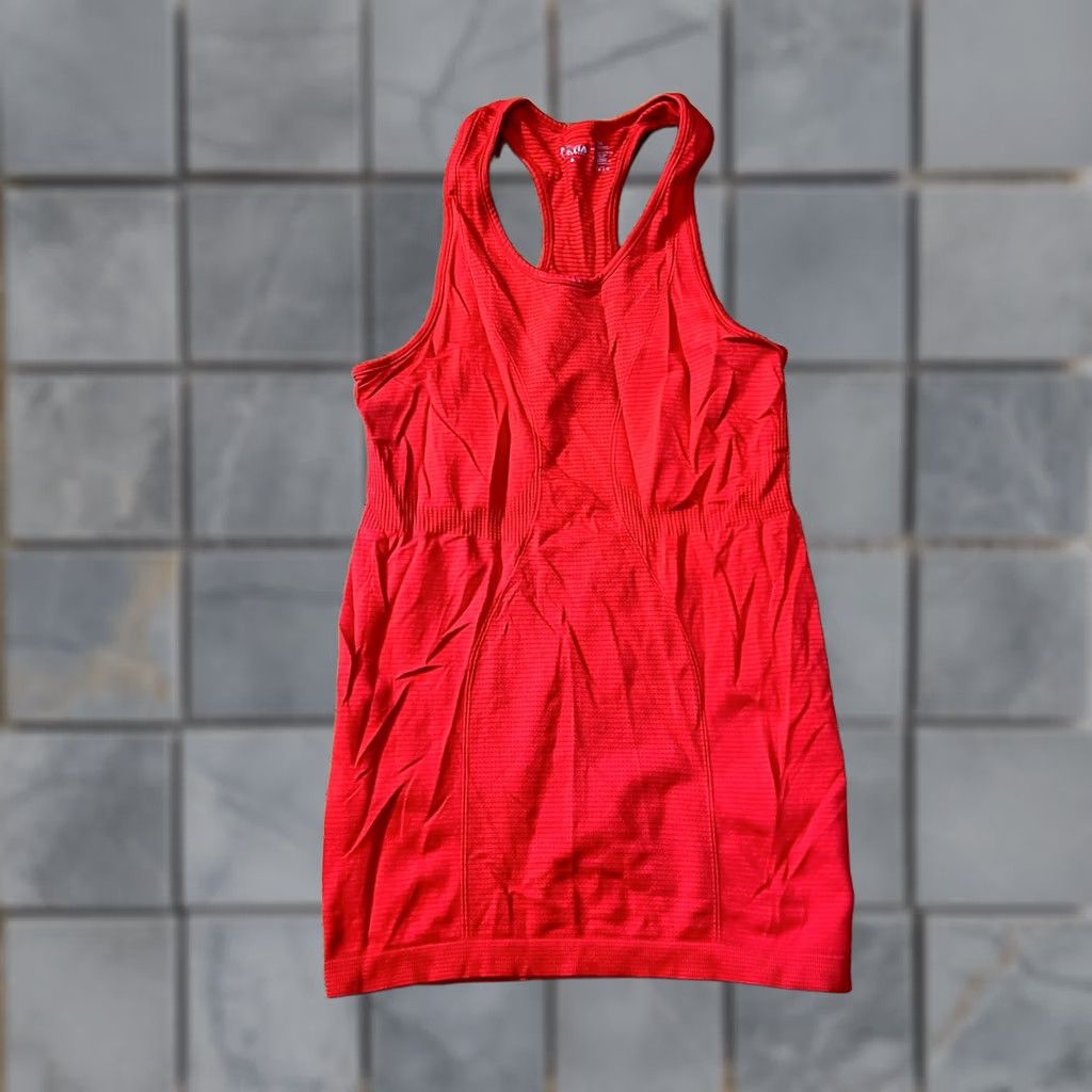 Vintage ZYIA Active Tank Shirt Womens Small Copper Charge Tank Top Neon Red USD Tank Top? Size S / US 4 / IT 40 - 1 Thumbnail