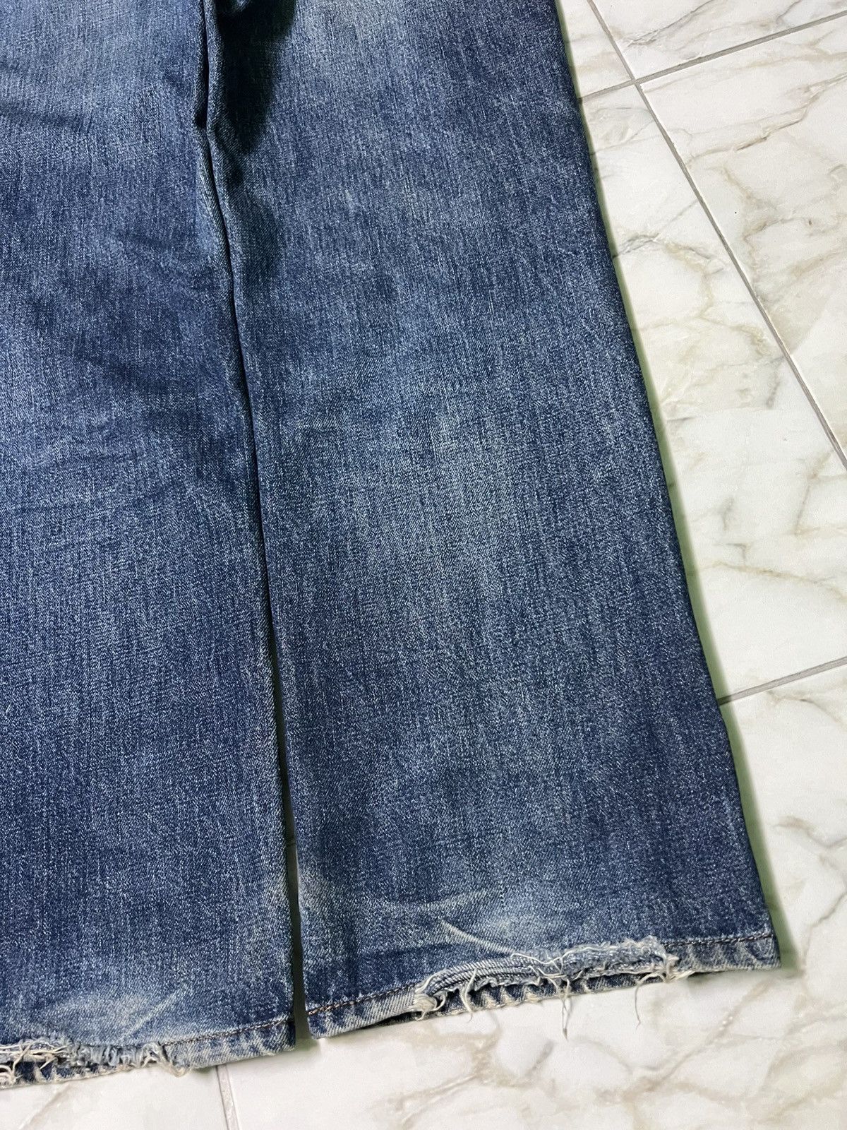 If Six Was Nine × Vintage × Wrangler 💥Baggy💥Vintage 90’s Wrangler Distress Washed Jean Size US 34 / EU 50 - 14 Thumbnail