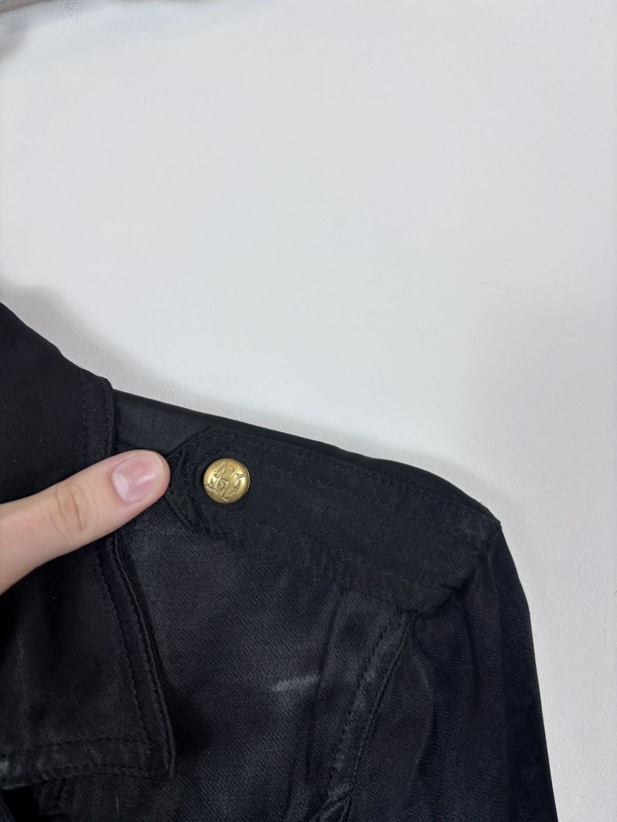Jean Paul Gaultier Vintage Jean Paul Gaultier Women’s Black Biker Jacket Size S / US 4 / IT 40 - 7 Thumbnail