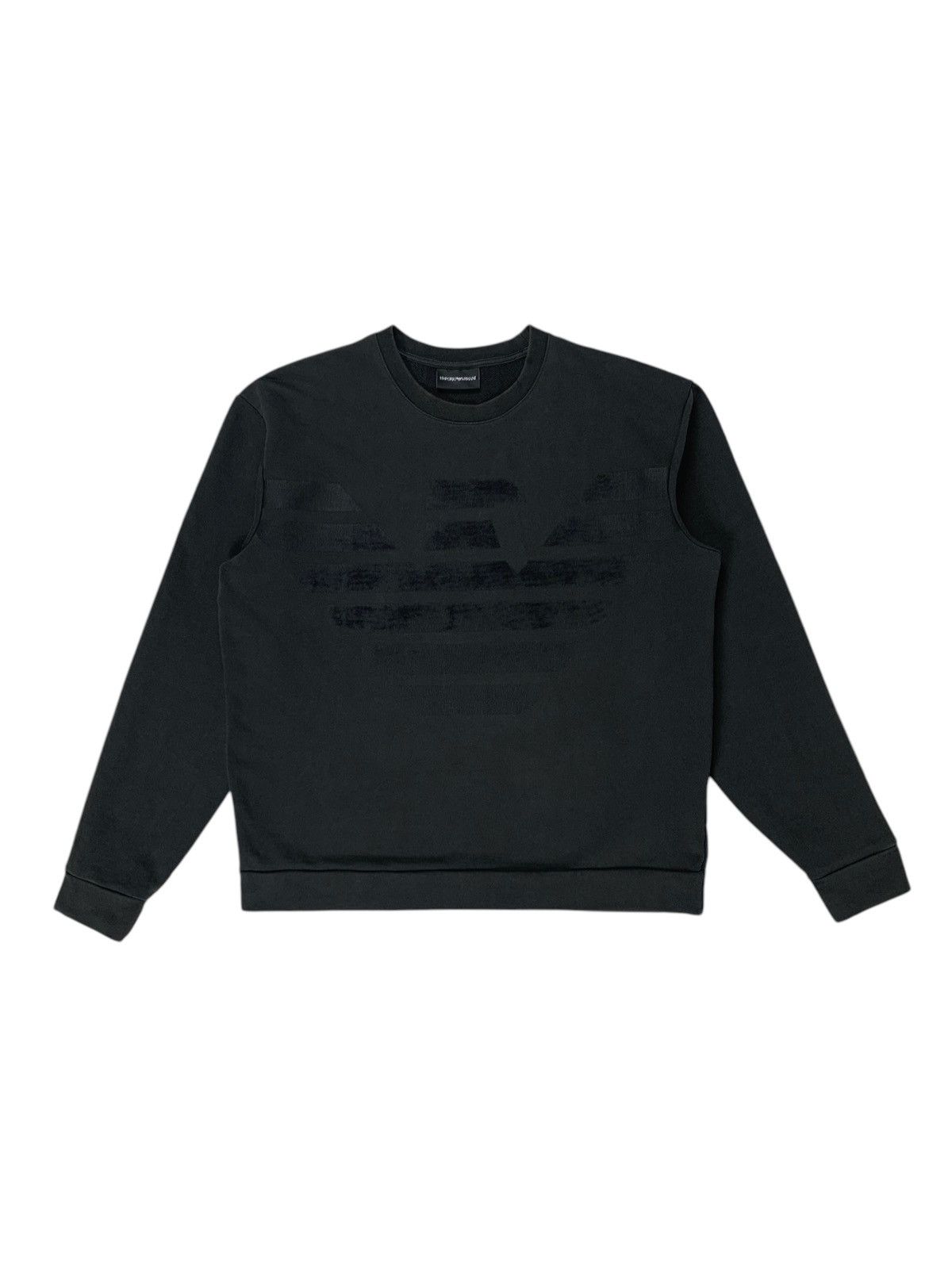 Emporio Armani Emporio Armani Big Logo Crewneck Sweatshirt Size US L / EU 52-54 / 3 - 6 Thumbnail