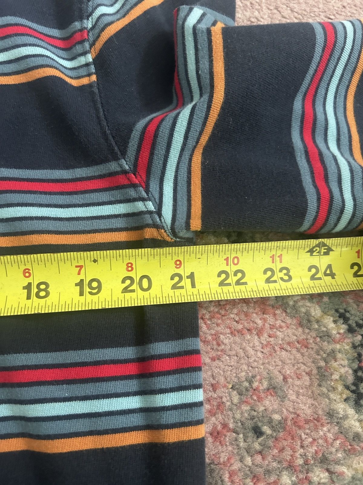 Palace Palace Skateboards l Striped Long Sleeve Pocket T-Shirt Size US M / EU 48-50 / 2 - 5 Thumbnail
