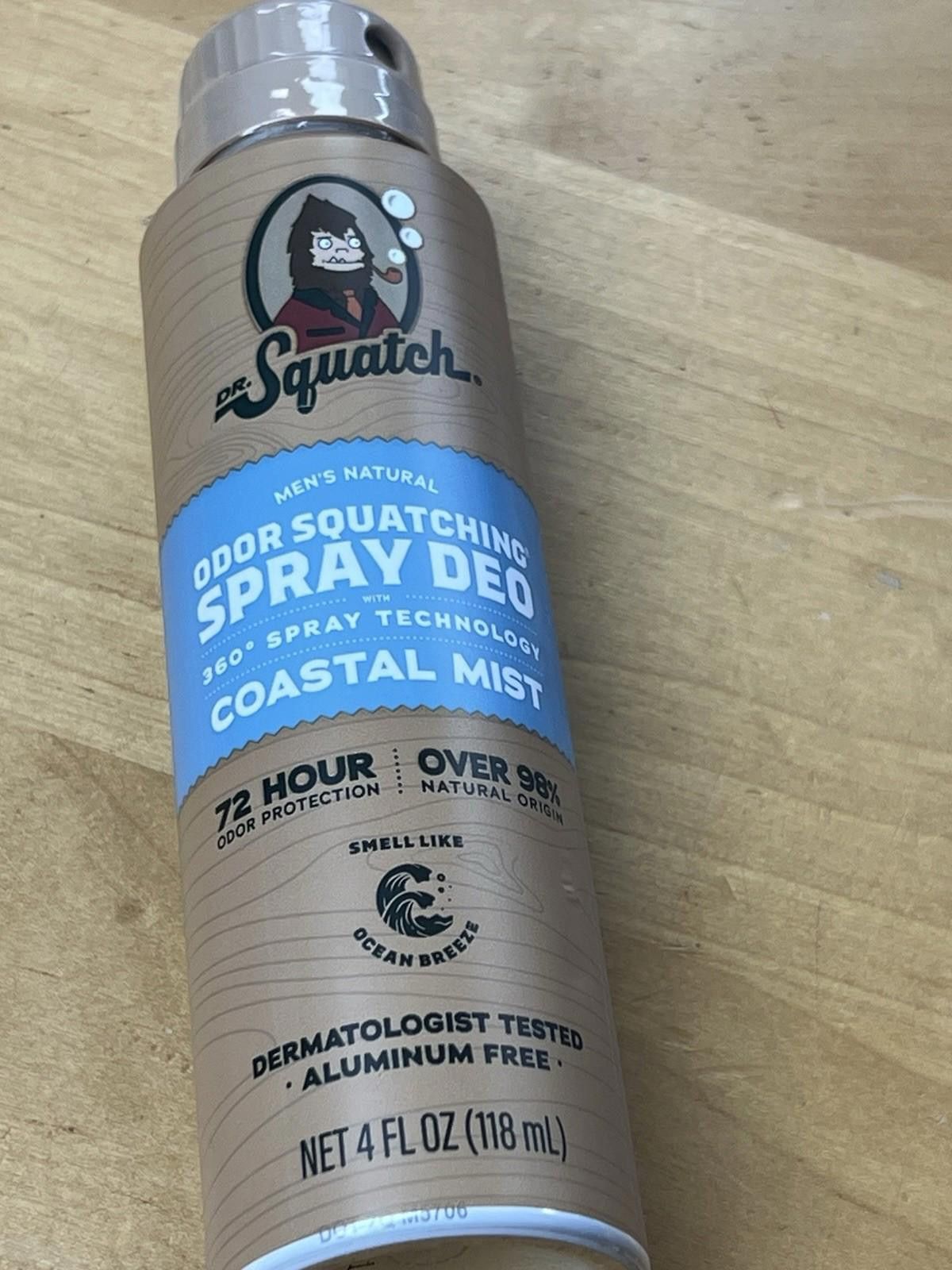 Other Dr Squatch Spray Deodorant Coastal Mist 72 Hour 4 Oz Size ONE SIZE - 8 Thumbnail