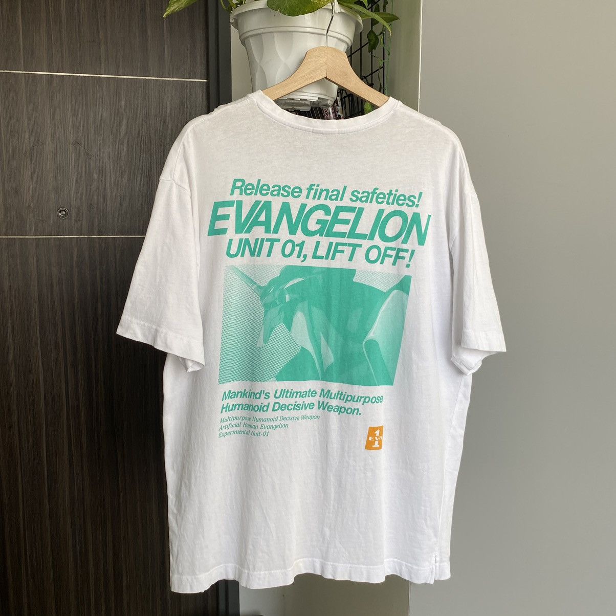 Anime Evangelion Test Type 1 Neon Genesis Anime ERD GRUNGE TEE Size US XL / EU 56 / 4 - 1 Thumbnail
