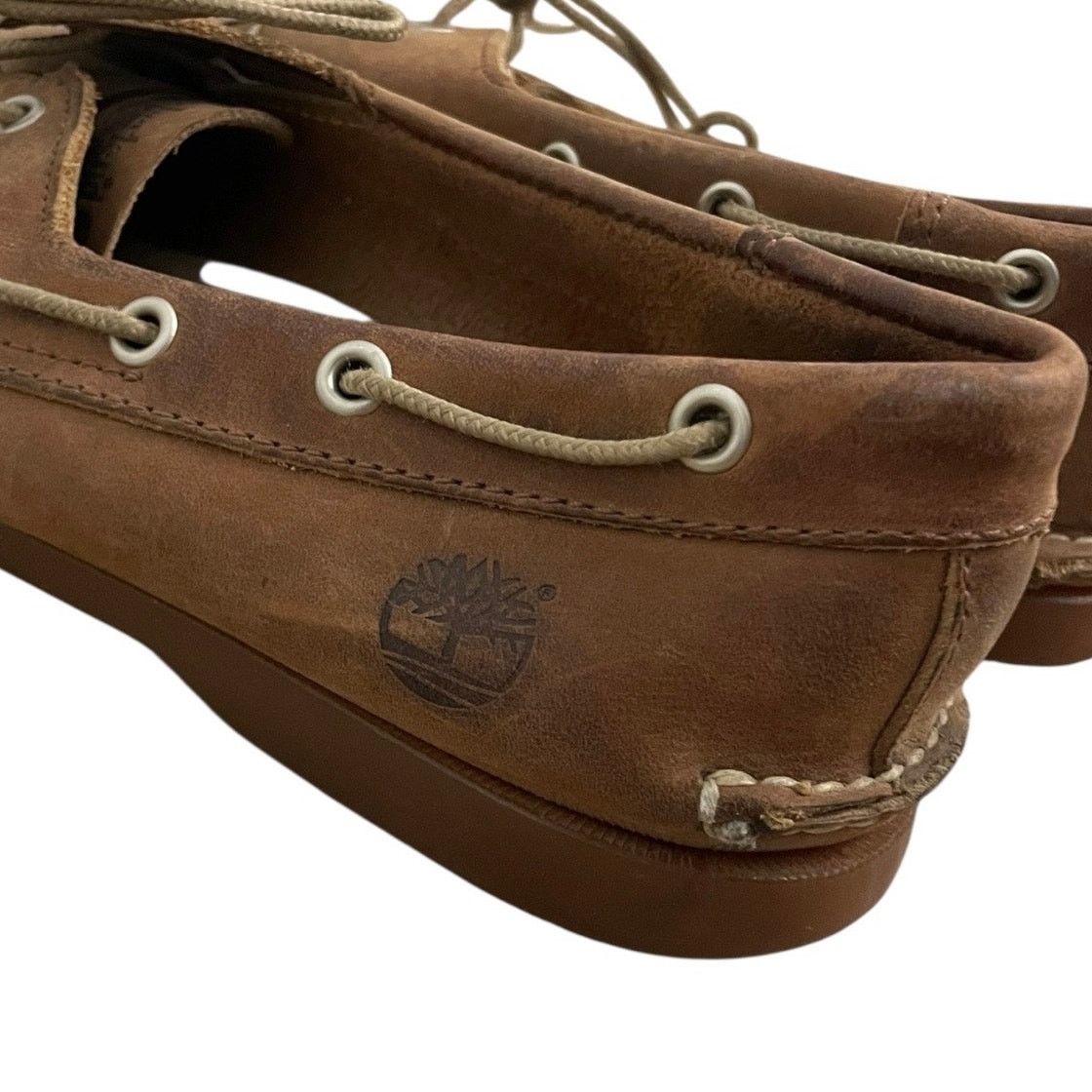 Timberland Timberland Mens Brown Genuine Leather Boat Shoes Size US 9.5 / EU 42-43 - 4 Thumbnail