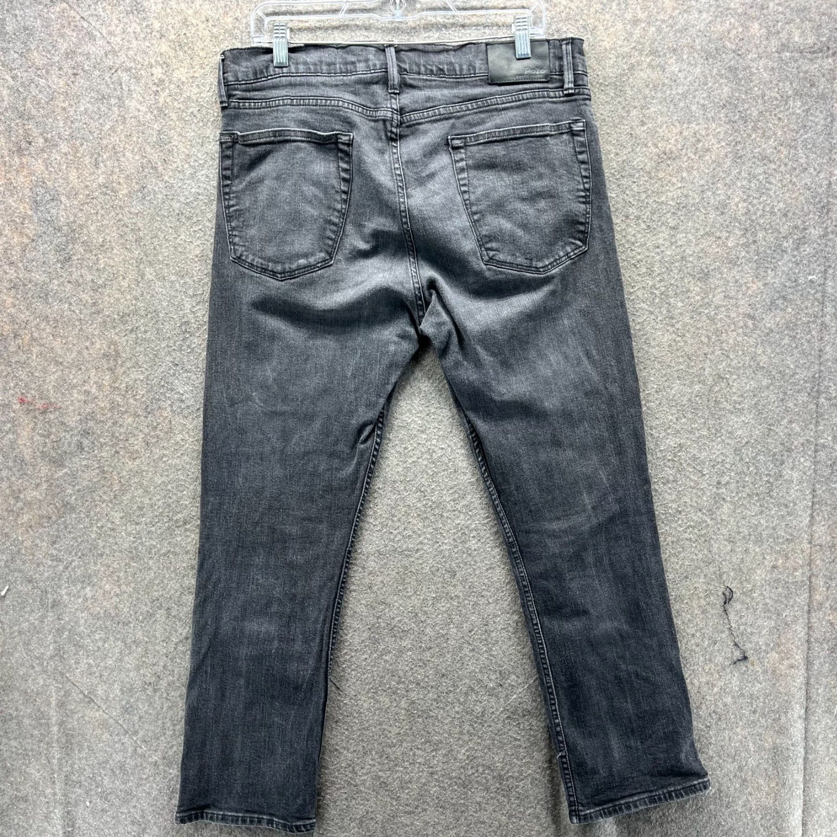 Polo Ralph Lauren Polo Ralph Lauren Jeans Men 36 Black Gray Straight Denim Pants VTG 5-Pocket Design Size US M / EU 48-50 / 2 - 2 Thumbnail