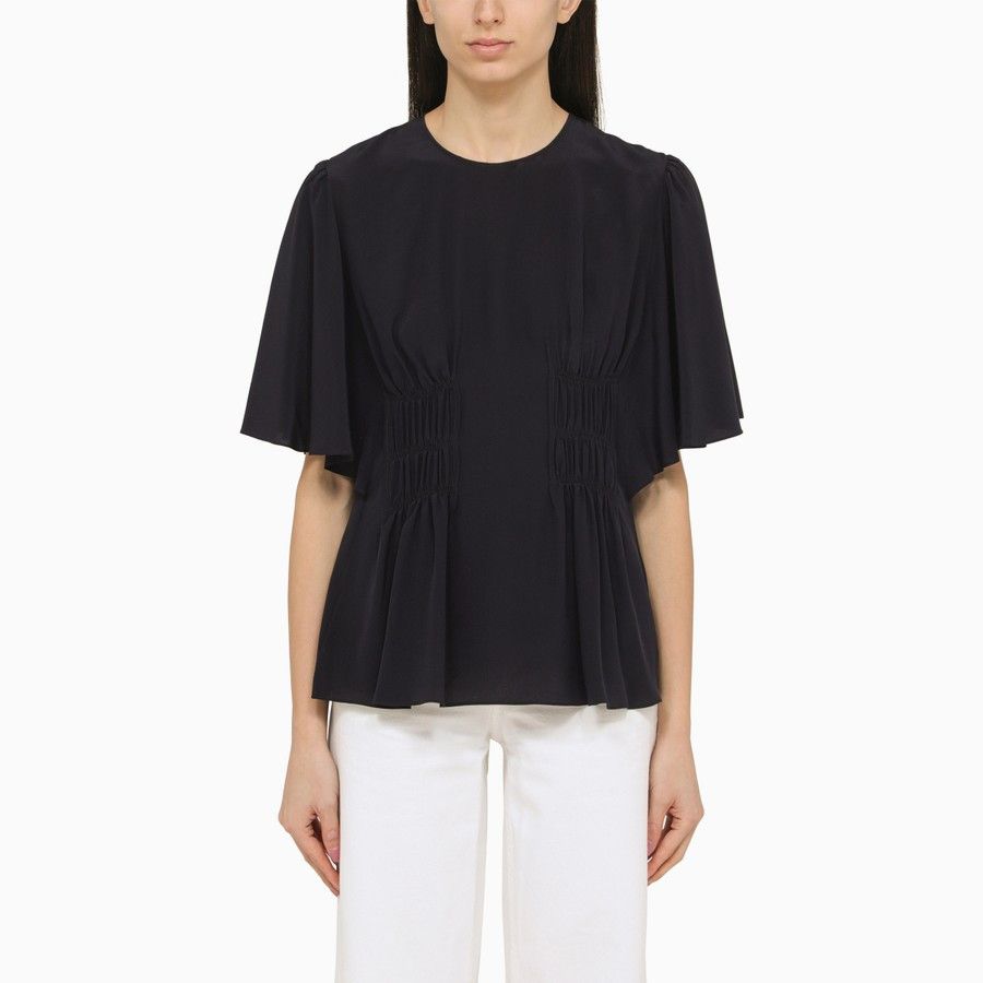 image of Chloe O1D2Blof0224 Top In Blue, Women's (Size Medium)