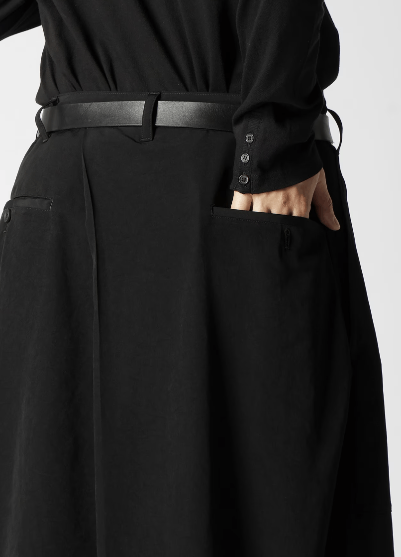 Yohji Yamamoto Yohji Yamamoto Pour Homme SS24 - Ta/TUXEDO HAKAMA PANTS Size US 32 / EU 48 - 8 Thumbnail