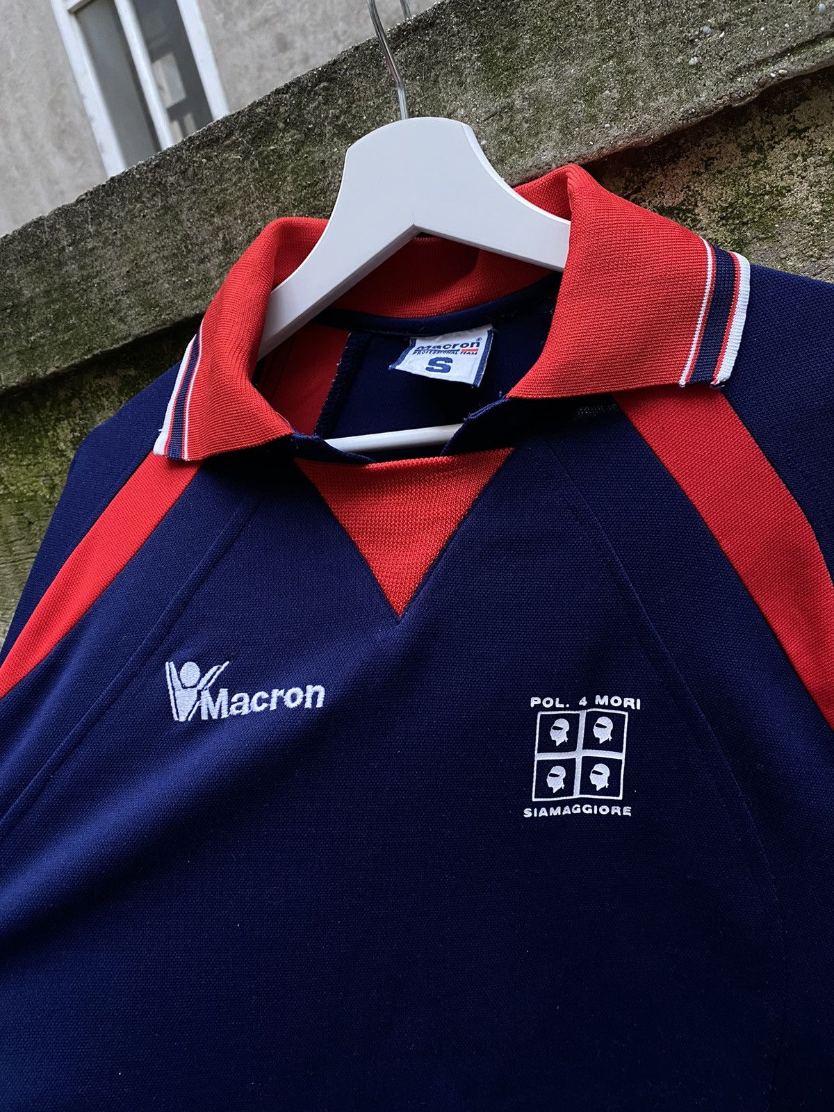 Macron × Vintage Vintage 90s Macron Pol Mori 20 Fabio Soccer Jersey Size US S / EU 44-46 / 1 - 4 Thumbnail