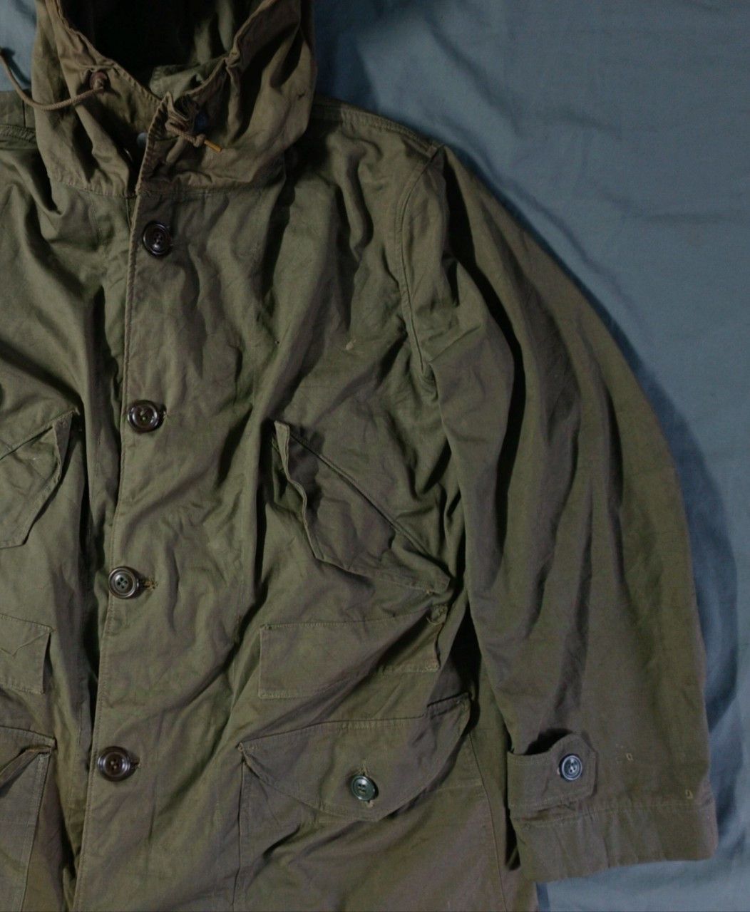 Other Vintage 50s USAF M47 WW2/Korean War Cold Weather Parka Size US XL / EU 56 / 4 - 4 Thumbnail