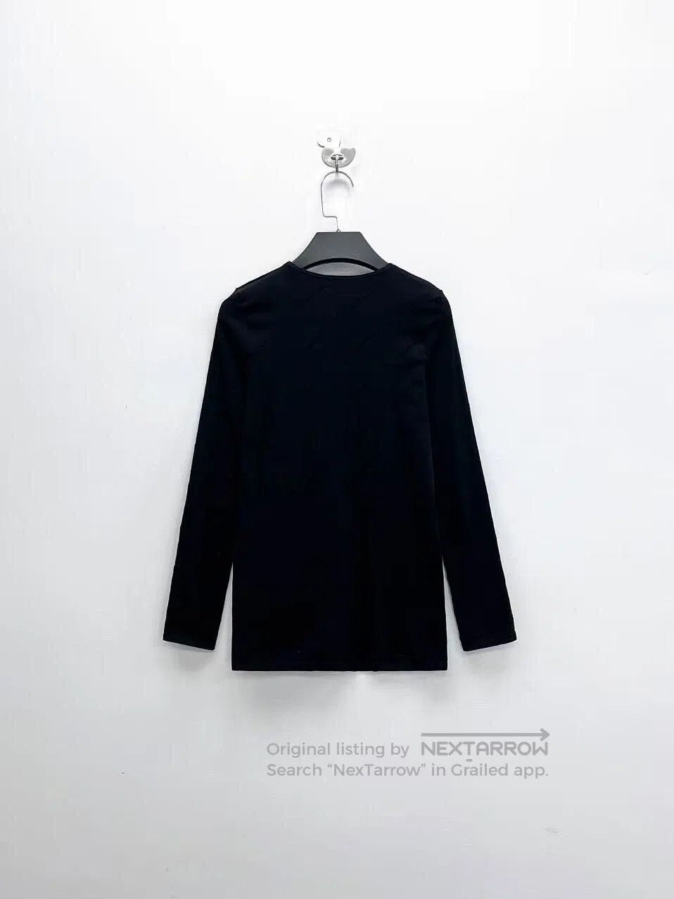 Balenciaga balenciaga black gray long sleeve fitted shirt. Size US M / EU 48-50 / 2 - 2 Thumbnail