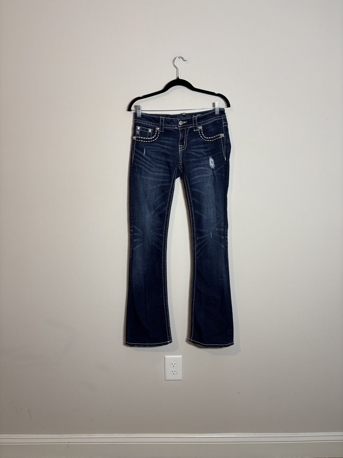 Miss Me Miss Me Signature Boot Cut Jeans Size 27 Flare Size 29" - 2 Thumbnail