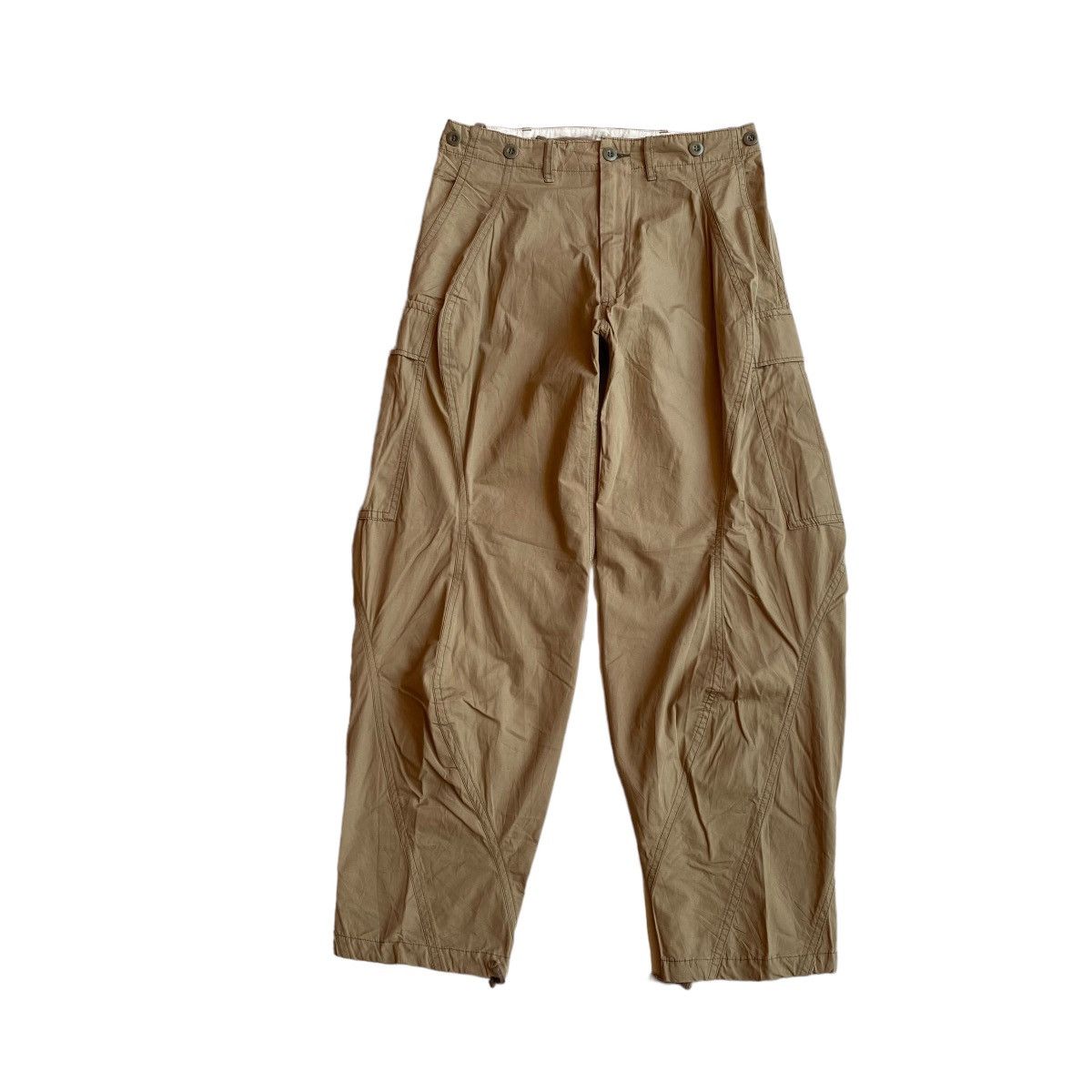 Japanese Brand × Kapital × gomme Gomme Homme Asymmetric Cargo Pants Size US 30 / EU 46 - 1 Thumbnail