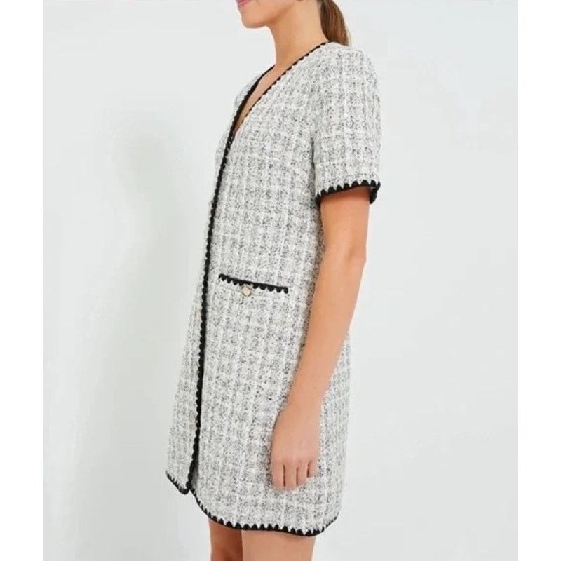 Other NWOT Pomander Place White Tweed Josephine Dress XXL Size XXL / US 16-18 / IT 52-54 - 2 Thumbnail