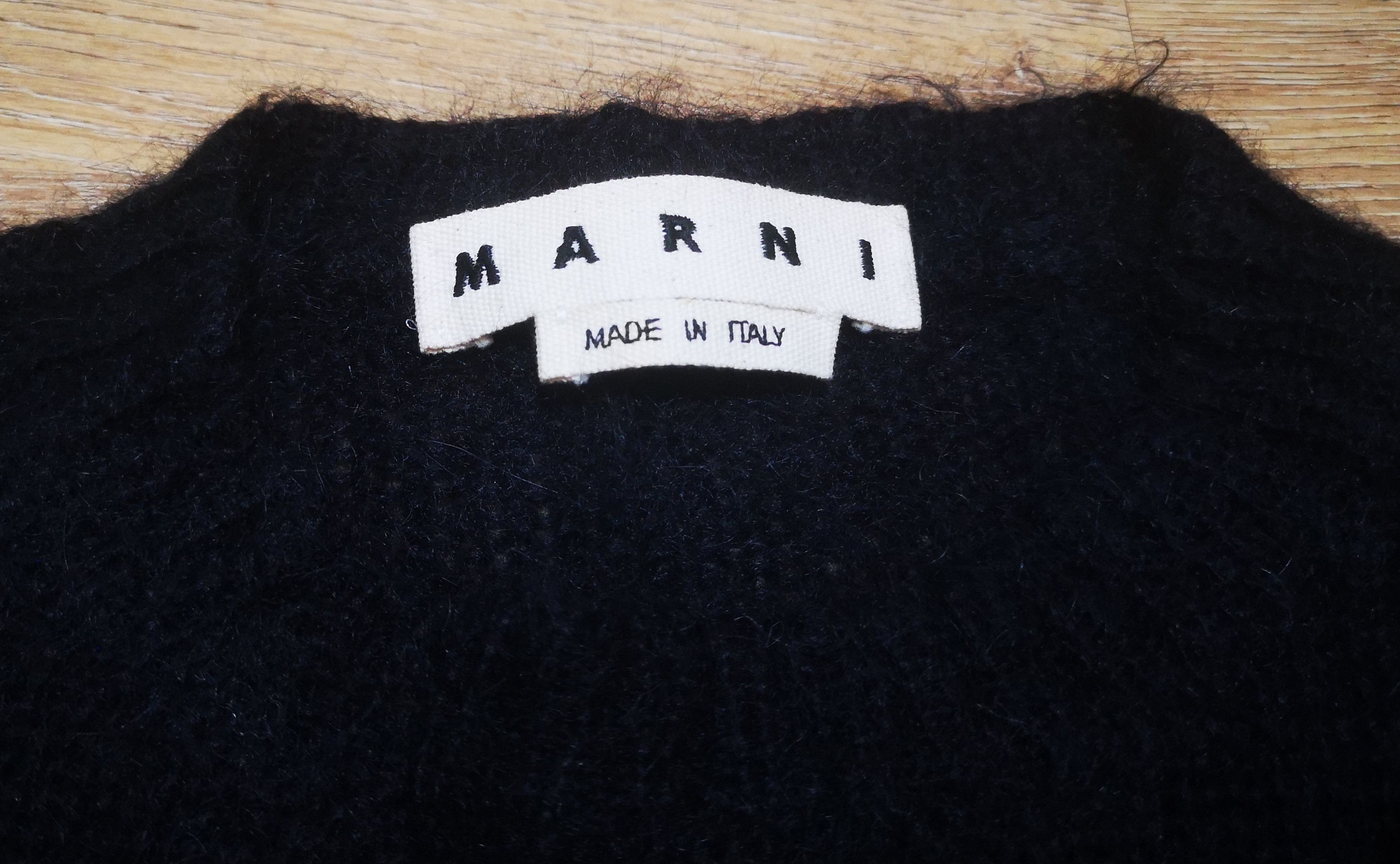 Designer × Marni MARNI Italy Mohair Tri Colours Sweater Consuelo Castiglioni Size L / US 10 / IT 46 - 3 Thumbnail