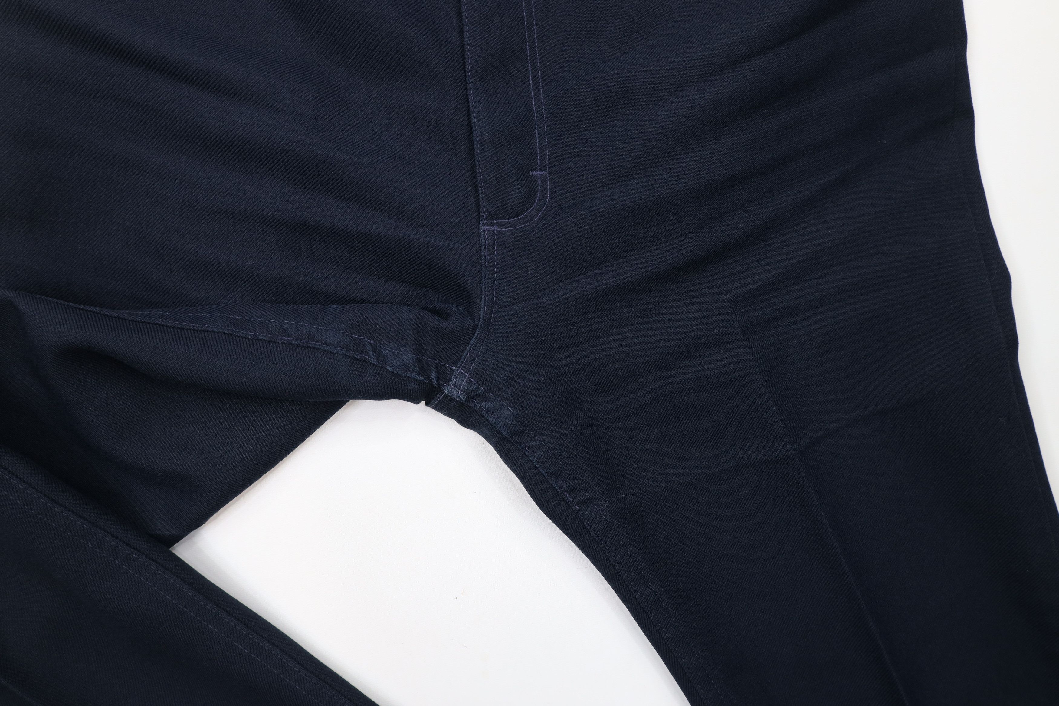 Vintage × Wrangler Vintage 70s Wrangler Flared Wide Leg Chino Pants Blue USA Size US 36 / EU 52 - 5 Thumbnail