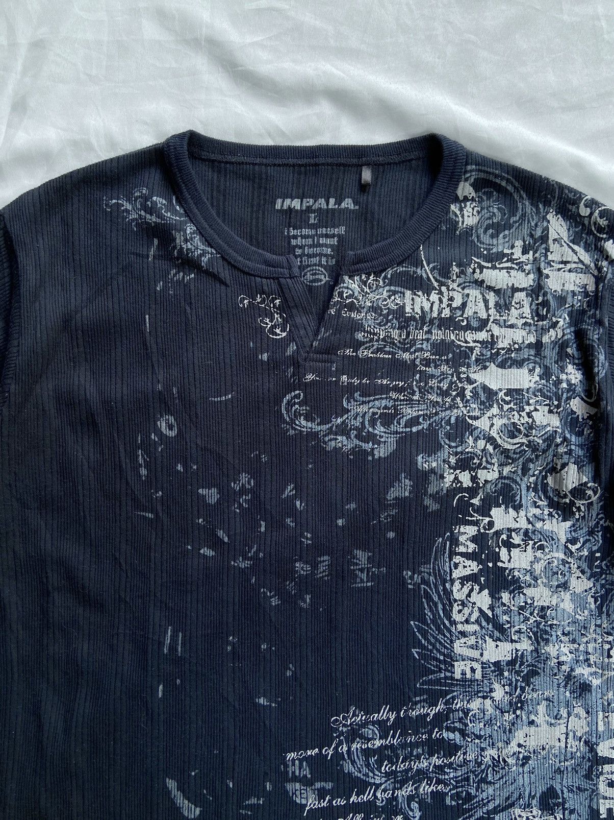 Japanese Brand JAPANESE IMPALA POEM QUOTED TEE Size US L / EU 52-54 / 3 - 4 Thumbnail