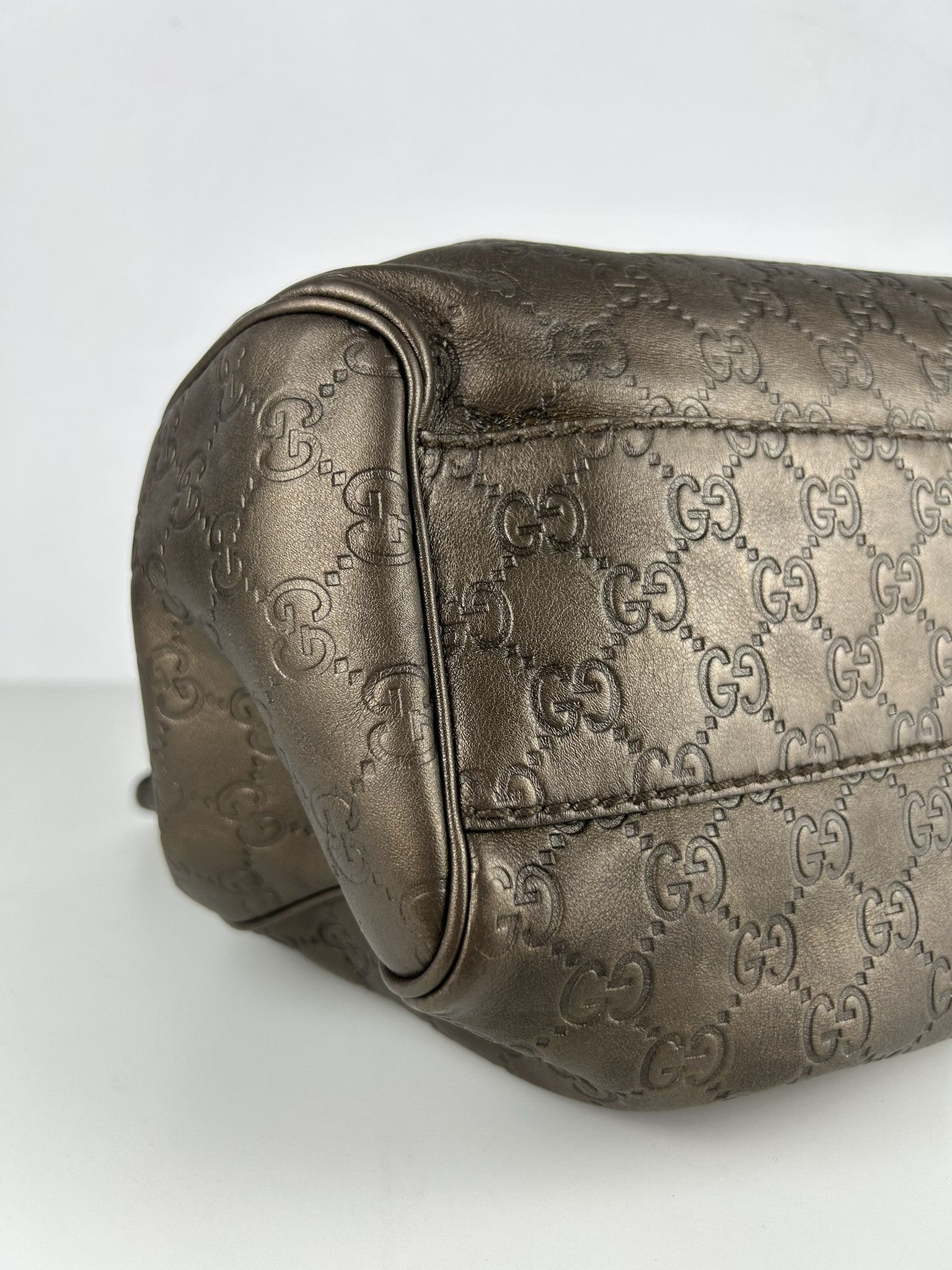 Gucci Gucci guccissima sukey medium size leather handbag Size ONE SIZE - 14 Thumbnail