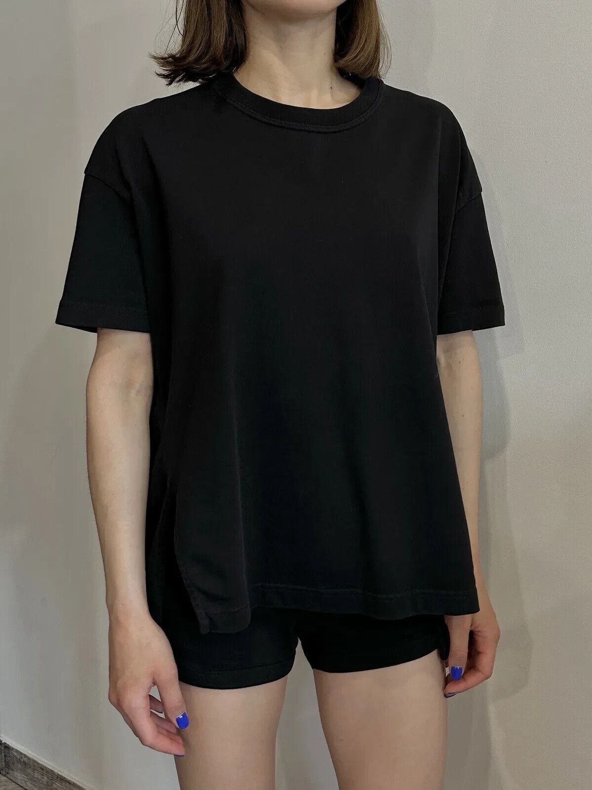 Acne Studios Acne Studios Women Piani Hvy Int T-shirt Asymmetric Top Size S / US 4 / IT 40 - 1 Thumbnail