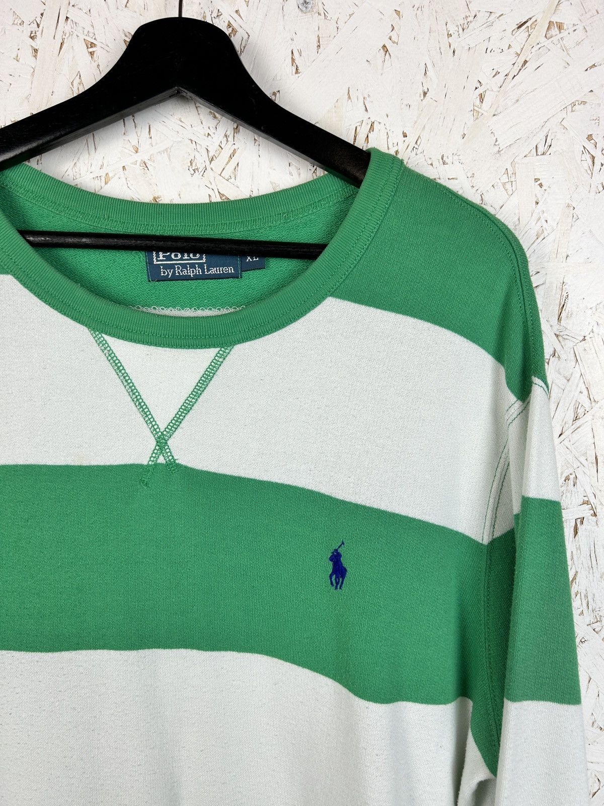 Polo Ralph Lauren Polo By Ralph Lauren Striped Crewneck Sweatshirt XL Size US XL / EU 56 / 4 - 2 Thumbnail