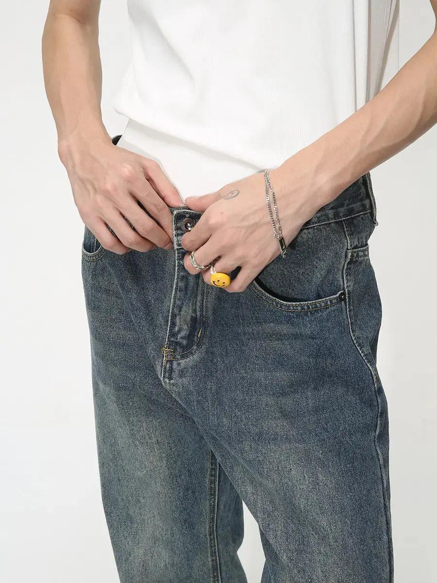Japanese Brand Retro loose high street micro flared jeans Size US 32 / EU 48 - 4 Thumbnail