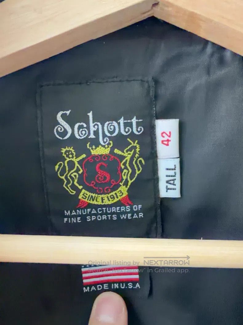 Schott Schott Leather coat Size US L / EU 52-54 / 3 - 2 Thumbnail