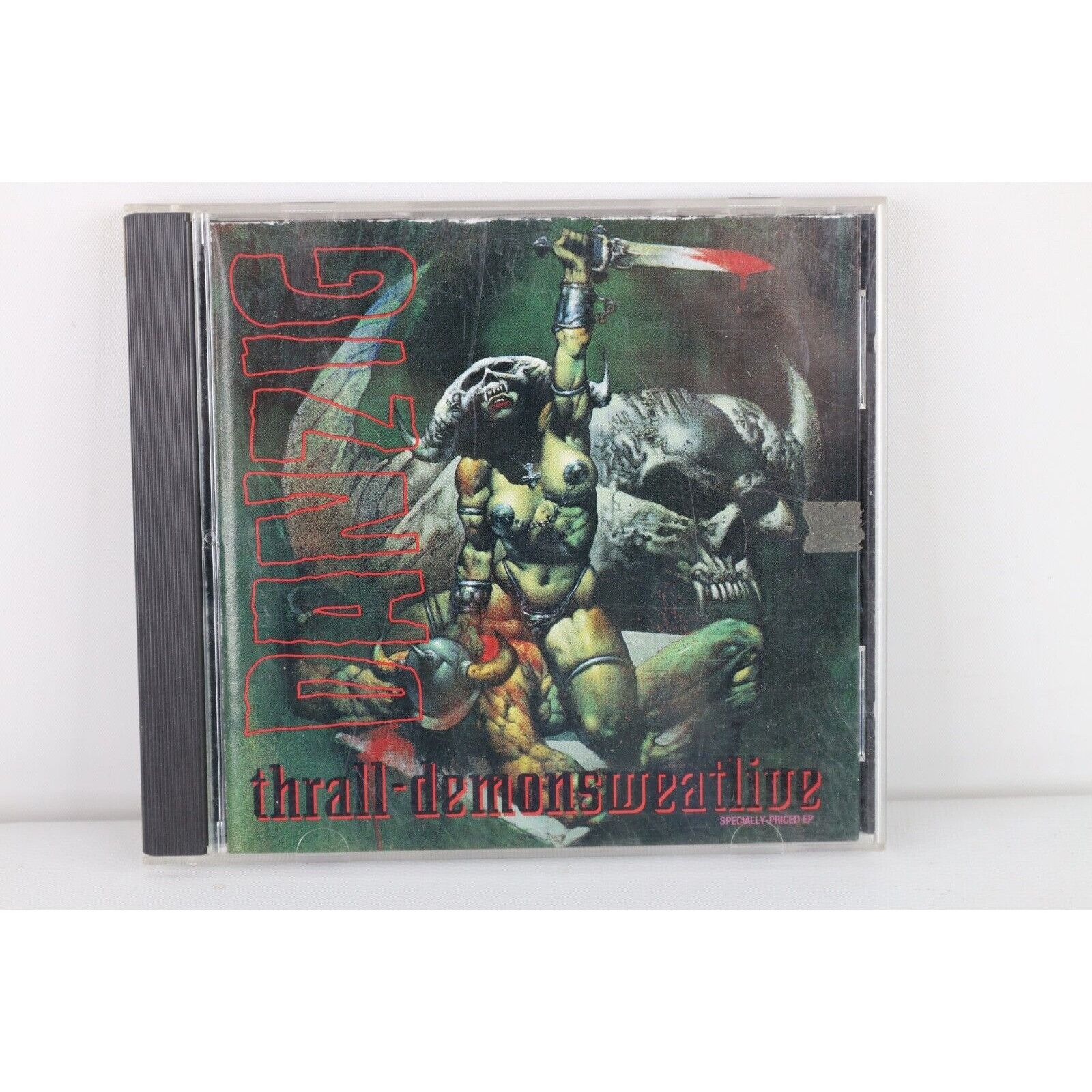 Vintage Vintage 90s Danzig Thrall-Demonsweatlive EP CD Hardcore Rock Size ONE SIZE - 1 Thumbnail