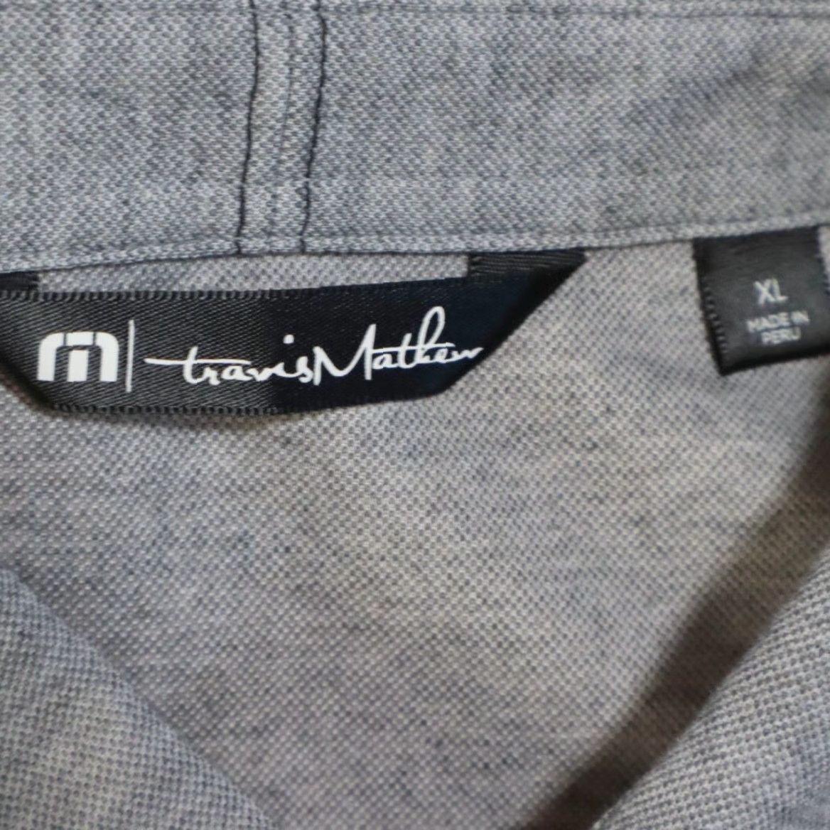 TravisMathew Travis Mathew Polo Shirt Gray Men's XL Pima Cotton Blend Heather Shirt Size US XL / EU 56 / 4 - 5 Thumbnail