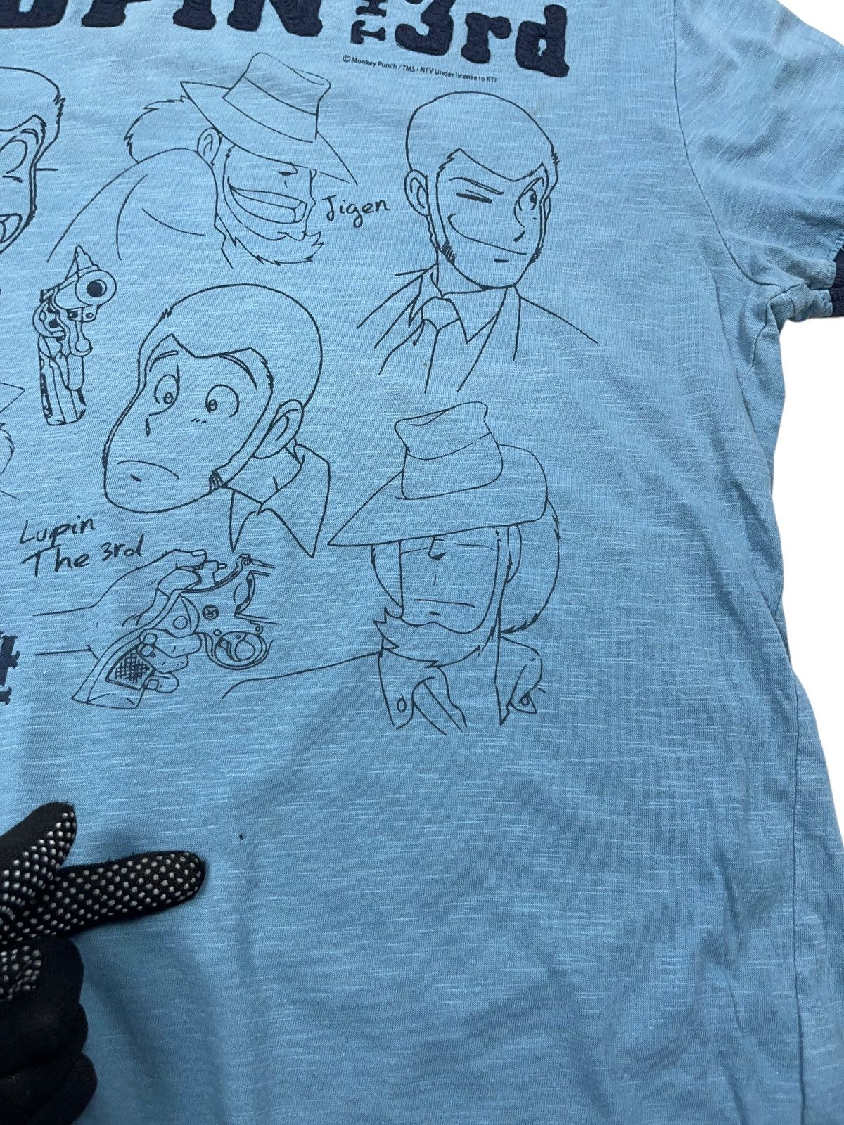 Anime × Vintage Vintage y2k Lupin The 3rd Anime T-shirt Size US M / EU 48-50 / 2 - 7 Thumbnail