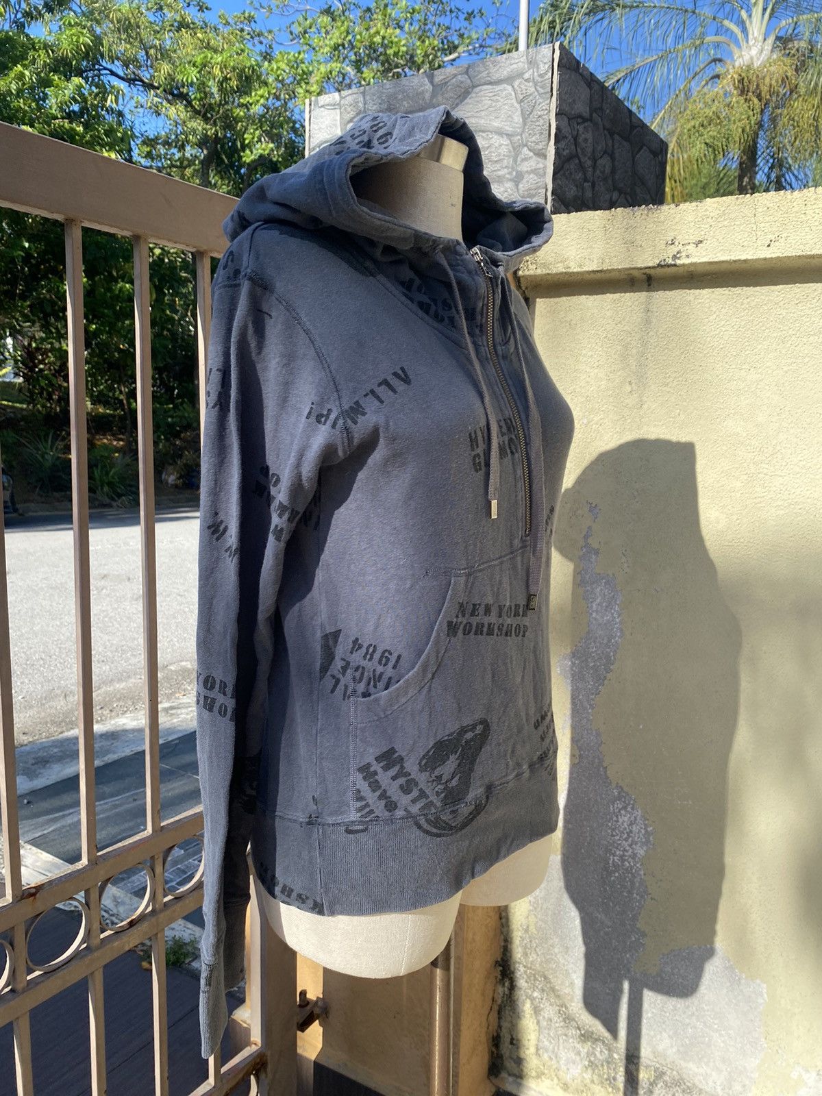 Hysteric Glamour stencil over print hoodie Size M / US 6-8 / IT 42-44 - 5 Thumbnail