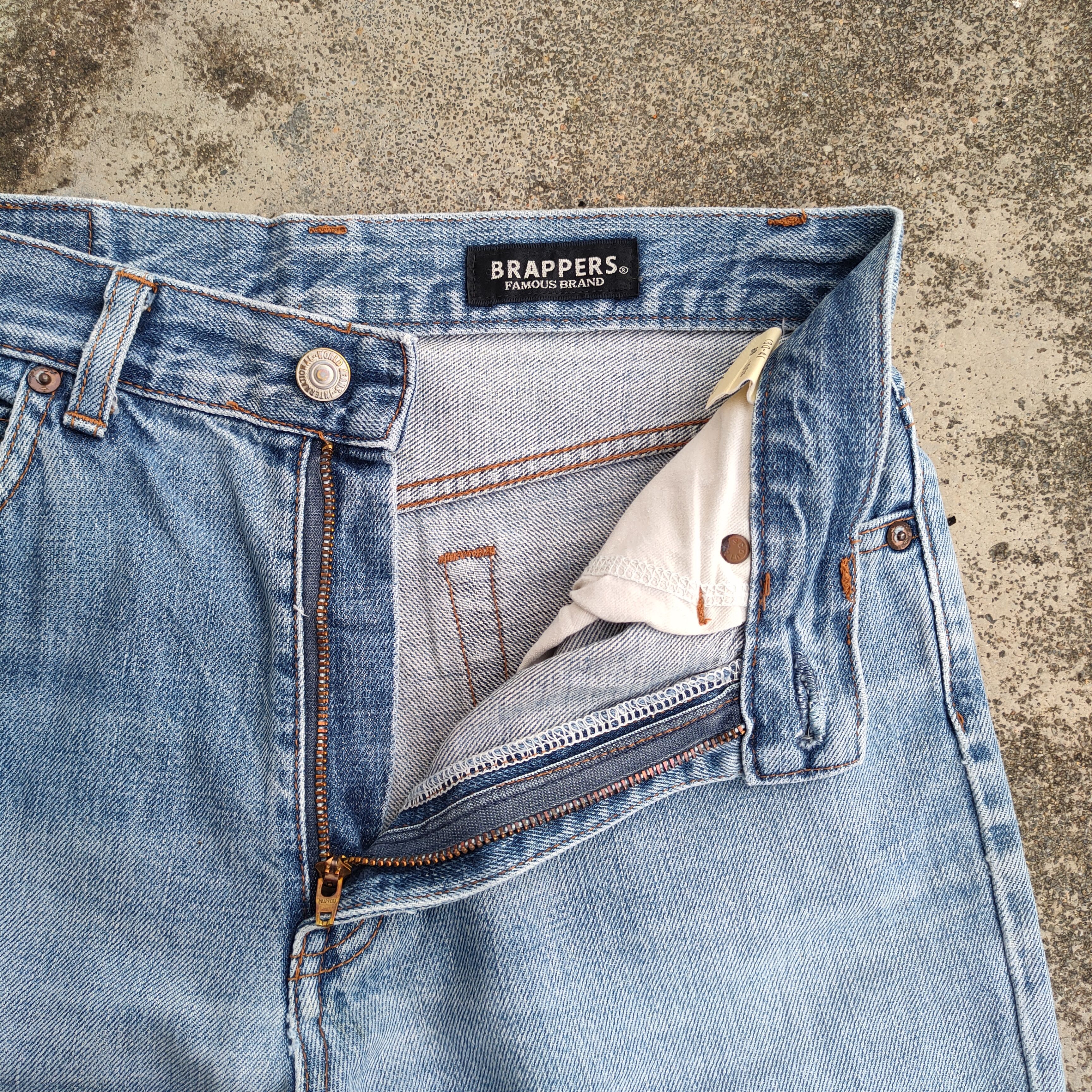 Japanese Brand × Jean × Vintage VINTAGE BRAPPERS FLARE FADED JEANS DENIM PANTS Size US 29 - 6 Thumbnail