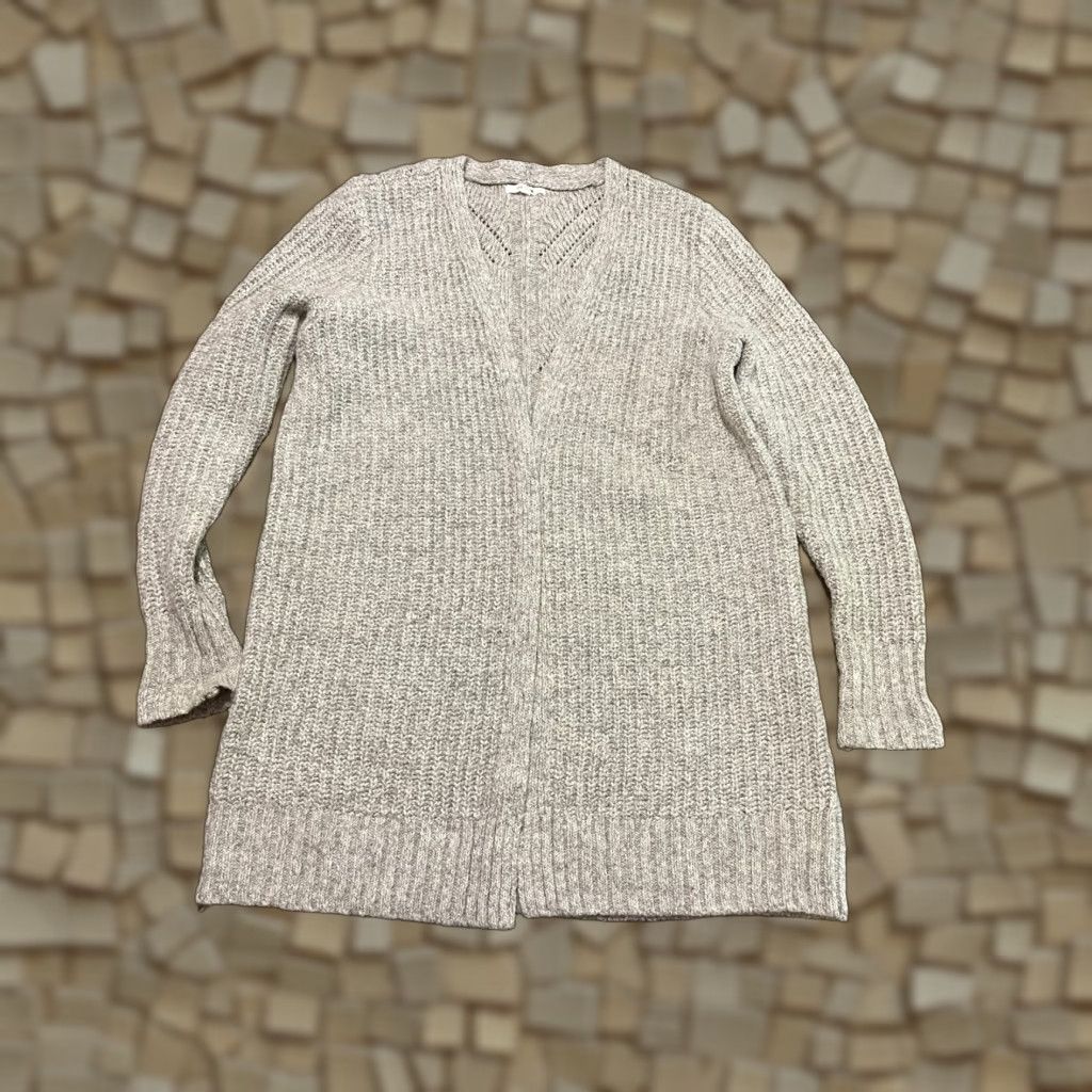 Vintage Maurices Women's Sweater Cardigan, Open Gray, Size M, Regular Fit, Casual Size M / US 6-8 / IT 42-44 - 1 Thumbnail