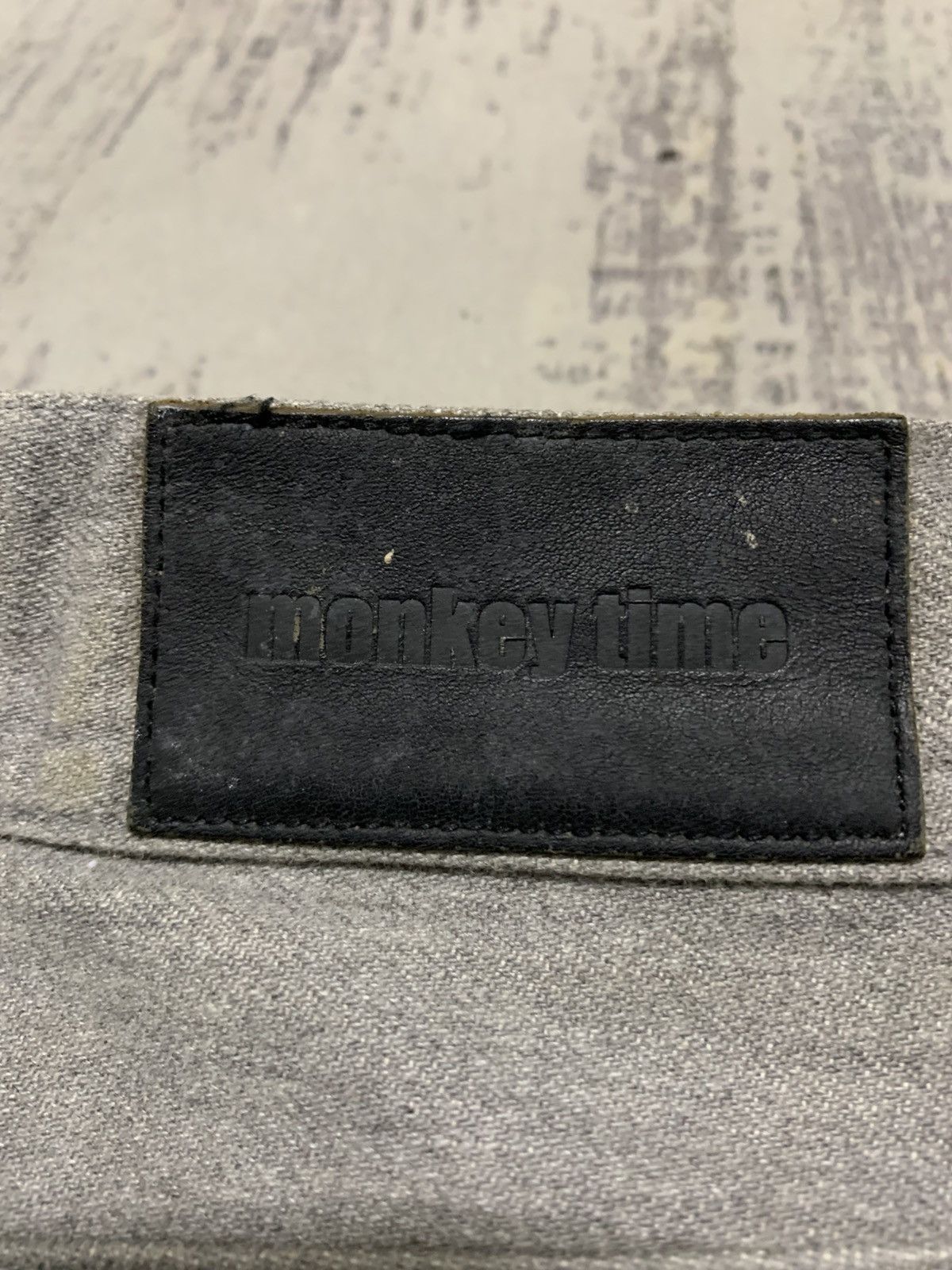 Japanese Brand Japanese Monkey Time Grey Check Pants Undercover Style Size US 33 - 11 Thumbnail