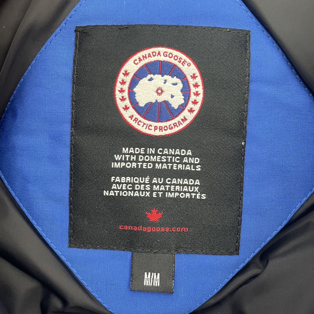 Canada Goose Canada Goose Expedition Fur Hooded Down Jacket Blue (M) Size US M / EU 48-50 / 2 - 6 Thumbnail