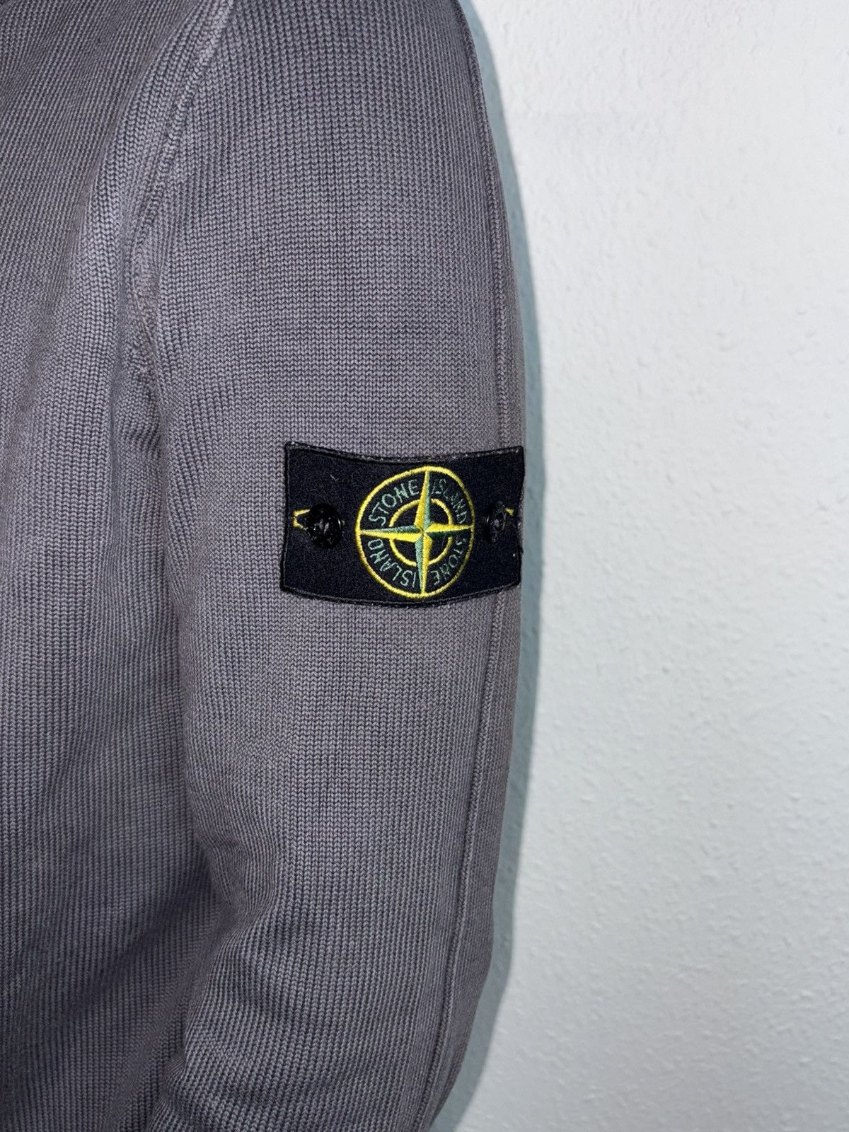 Stone Island 00s Vintage Stone Island Vintage Knitted Sweater 1/3 Zip Size US L / EU 52-54 / 3 - 8 Thumbnail