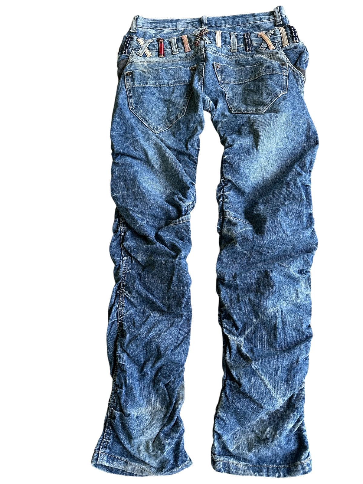 POST ARCHIVE FACTION (PAF) Double Waist Crazy Design 🎌💥 Size US 32 / EU 48 - 2 Thumbnail