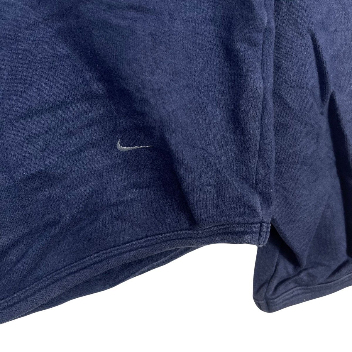 Nike Vintage Nike Mini Swoosh V Neck Sweatshirt Navy Pullover Y2K Size US M / EU 48-50 / 2 - 5 Thumbnail