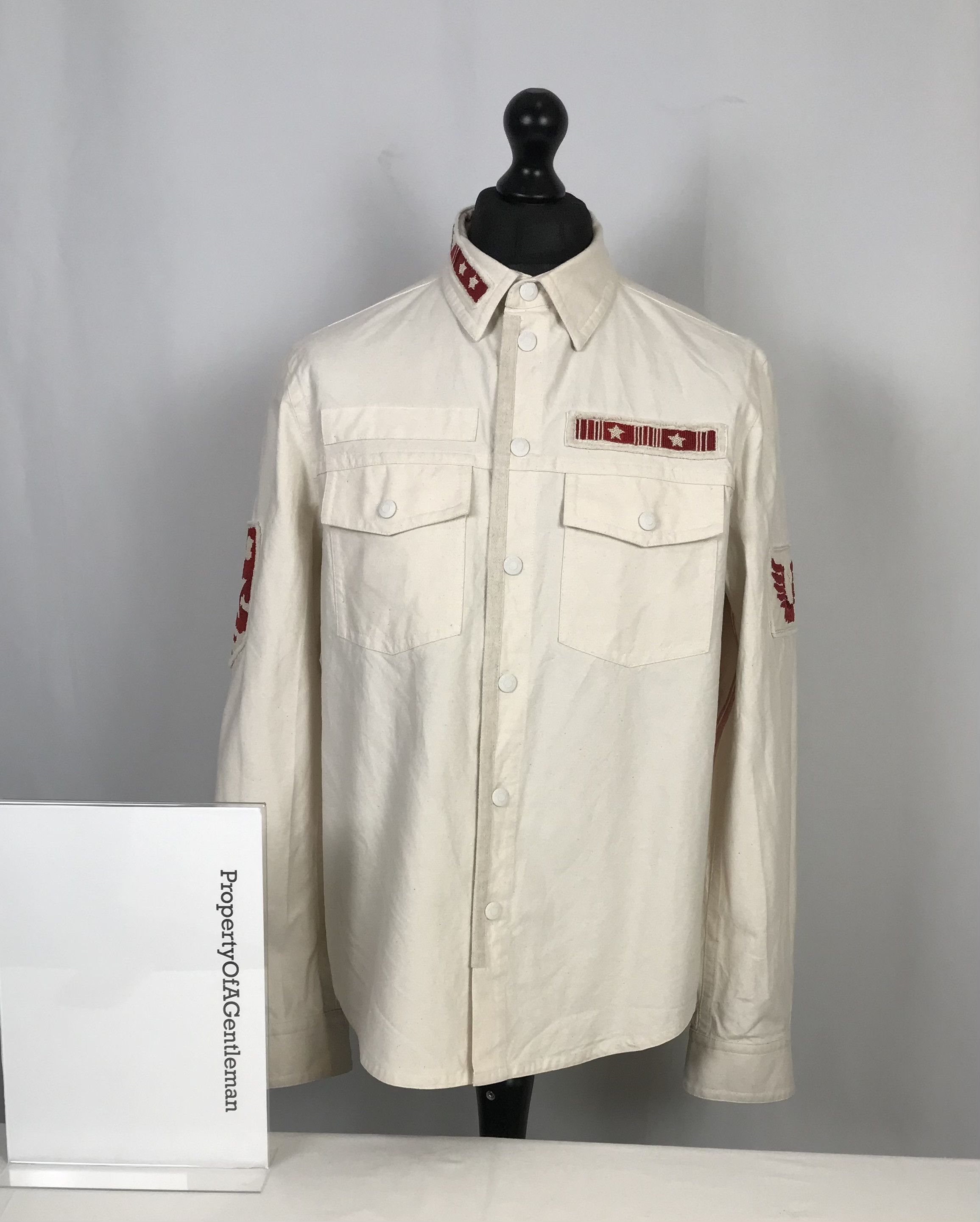 Valentino Valentino Embroidered Denim Jacket Size US L / EU 52-54 / 3 - 1 Thumbnail