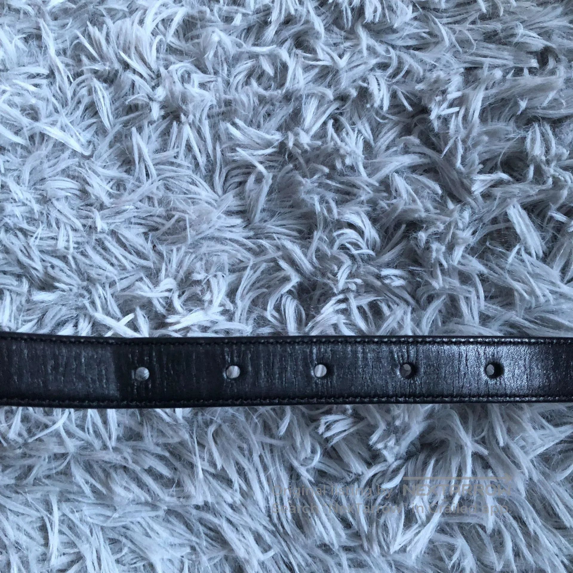 Saint Laurent Paris Saint Laurent SLP Engraved Leather Belt. Size ONE SIZE - 2 Thumbnail