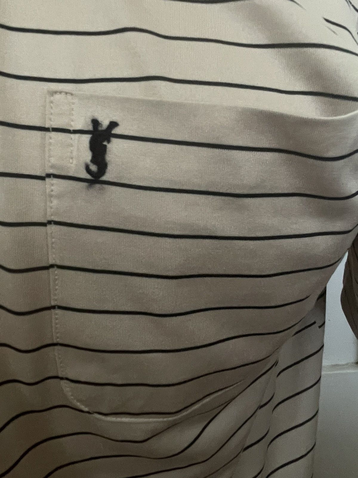 Vintage × Yves Saint Laurent VTG Yves Saint Laurent Polo Button Up Pocket Tee Size Large Size US L / EU 52-54 / 3 - 6 Thumbnail