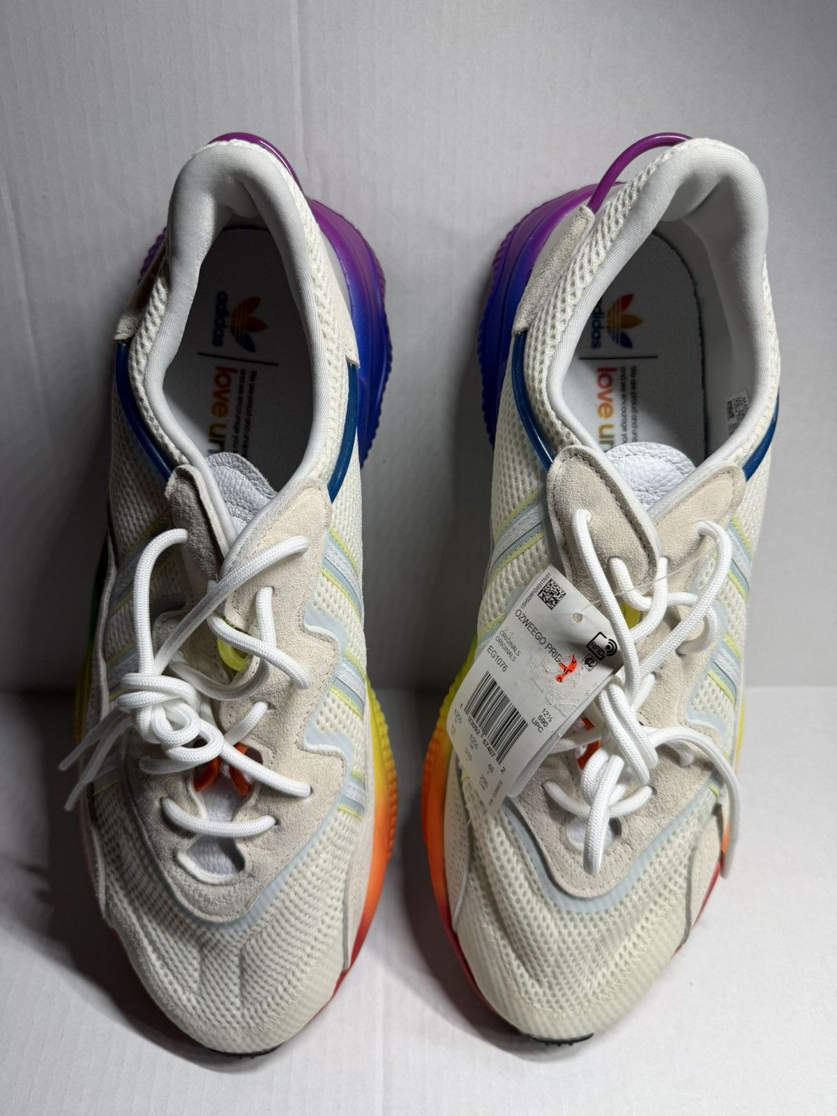 Adidas Adidas Ozweego Pride EG1076 Rainbow 13M New DS No Box Size US 13 / EU 46 - 1 Thumbnail
