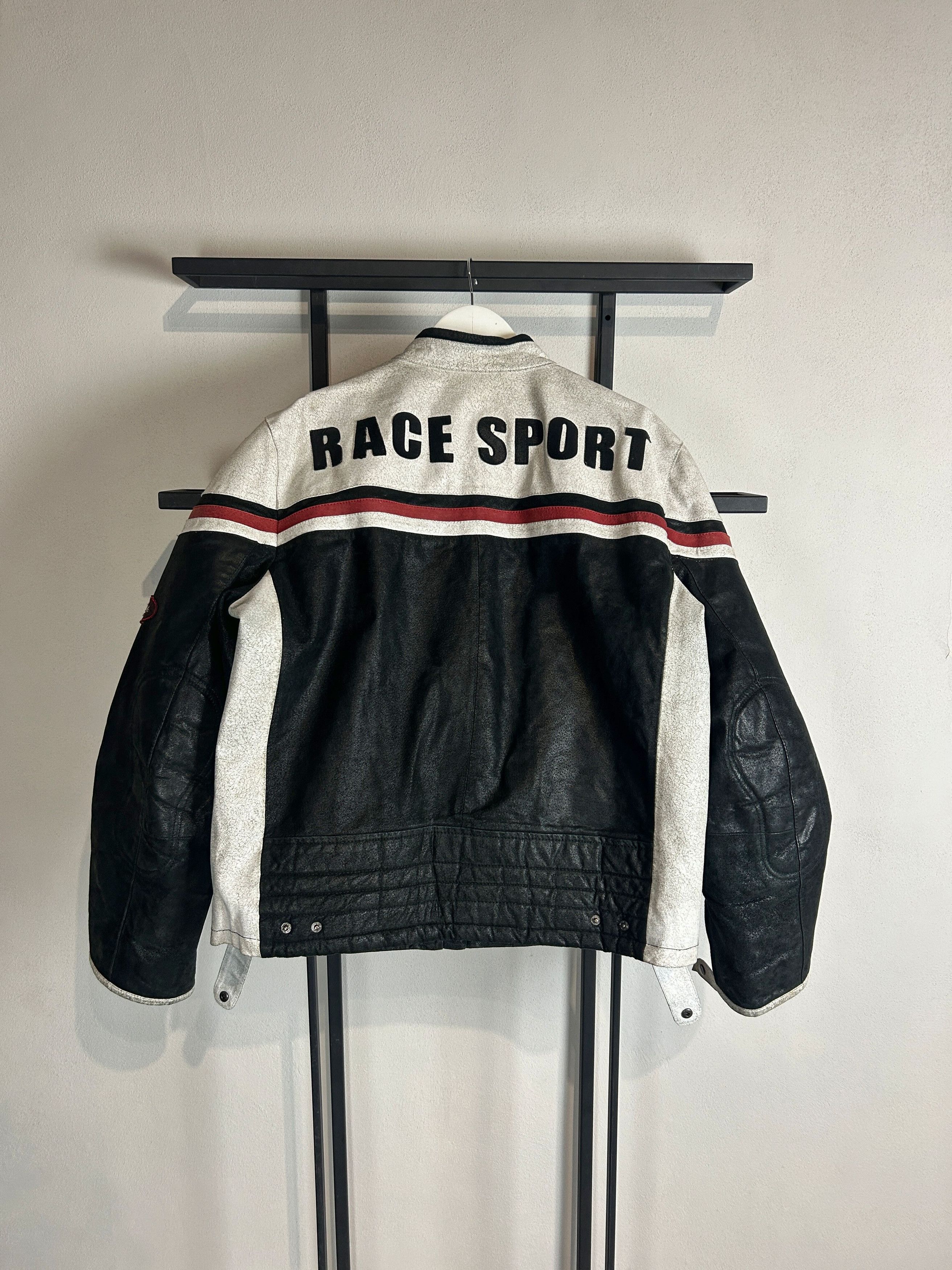Vintage Bike Team Racing Leather Jacket Moto Graphic Y2K Vintage Size US M / EU 48-50 / 2 - 7 Thumbnail