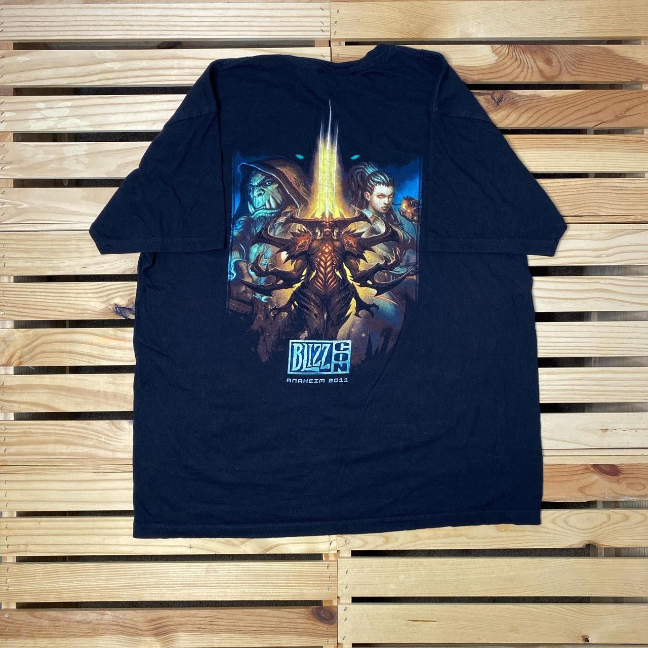 Other Blizzcon Anaheim 2011 Black Video Game Promo Tee Size Large Size US L / EU 52-54 / 3 - 1 Thumbnail