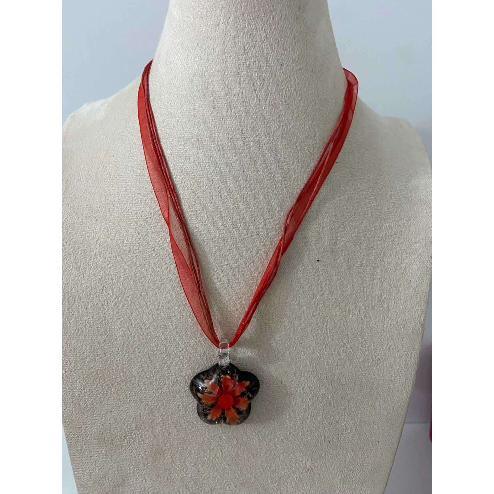 Other glass flower necklace Size ONE SIZE - 1 Thumbnail