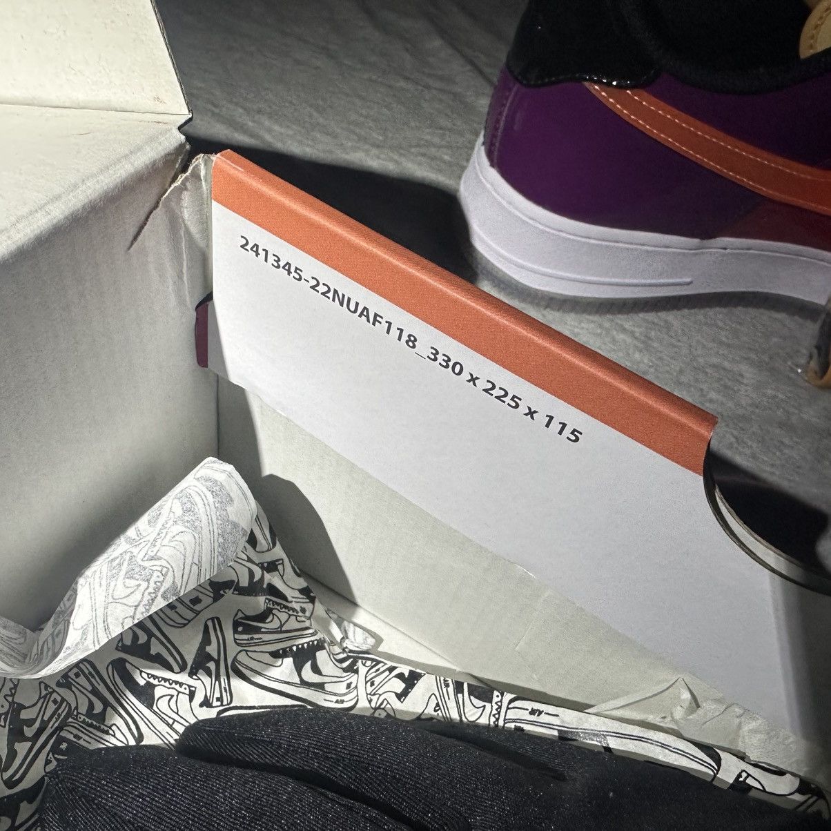 Nike Air Force 1 Low SP Undefeated Multi-Patent Total Orange