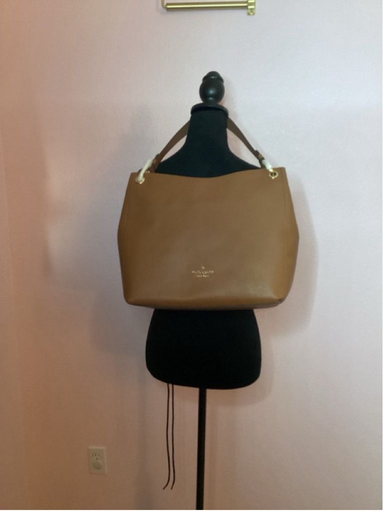 Kate Spade Kate Spade Brown Leather Tote Bag Size ONE SIZE - 3 Thumbnail